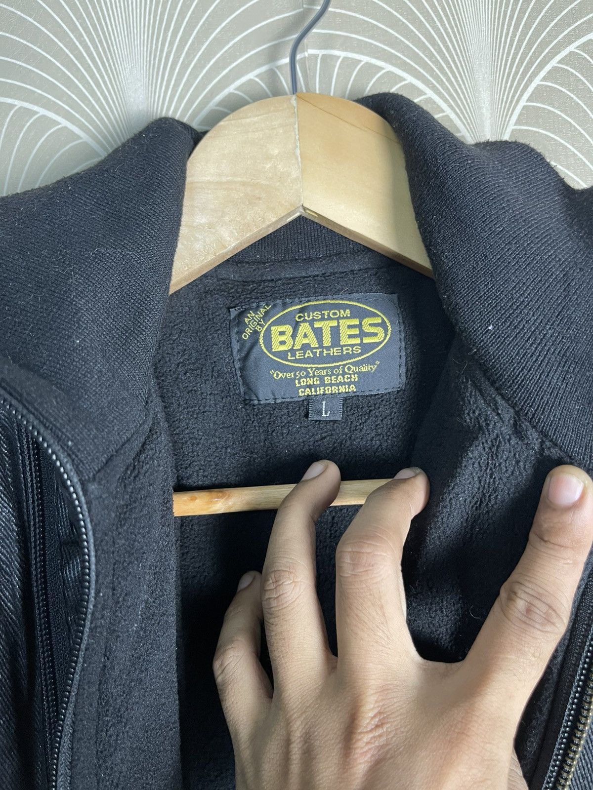Bates Hats × Vanson Leathers VINTAGE BATES LEATHERS BIKER JACKET DOUBLE LAYER Size US M / EU 48-50 / 2 - 13 Thumbnail