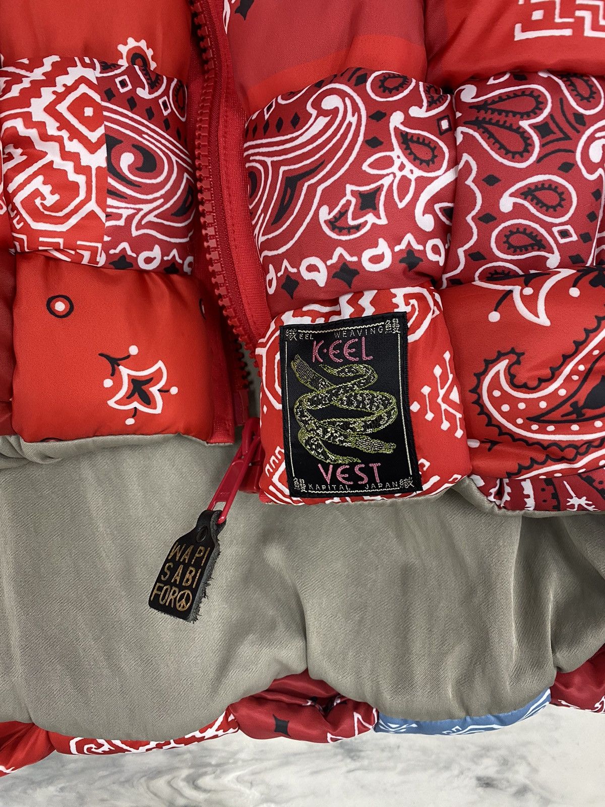 Kapital New Kapital Keel Vest Red Bandana size 2 small/medium Size US M / EU 48-50 / 2 - 4 Thumbnail