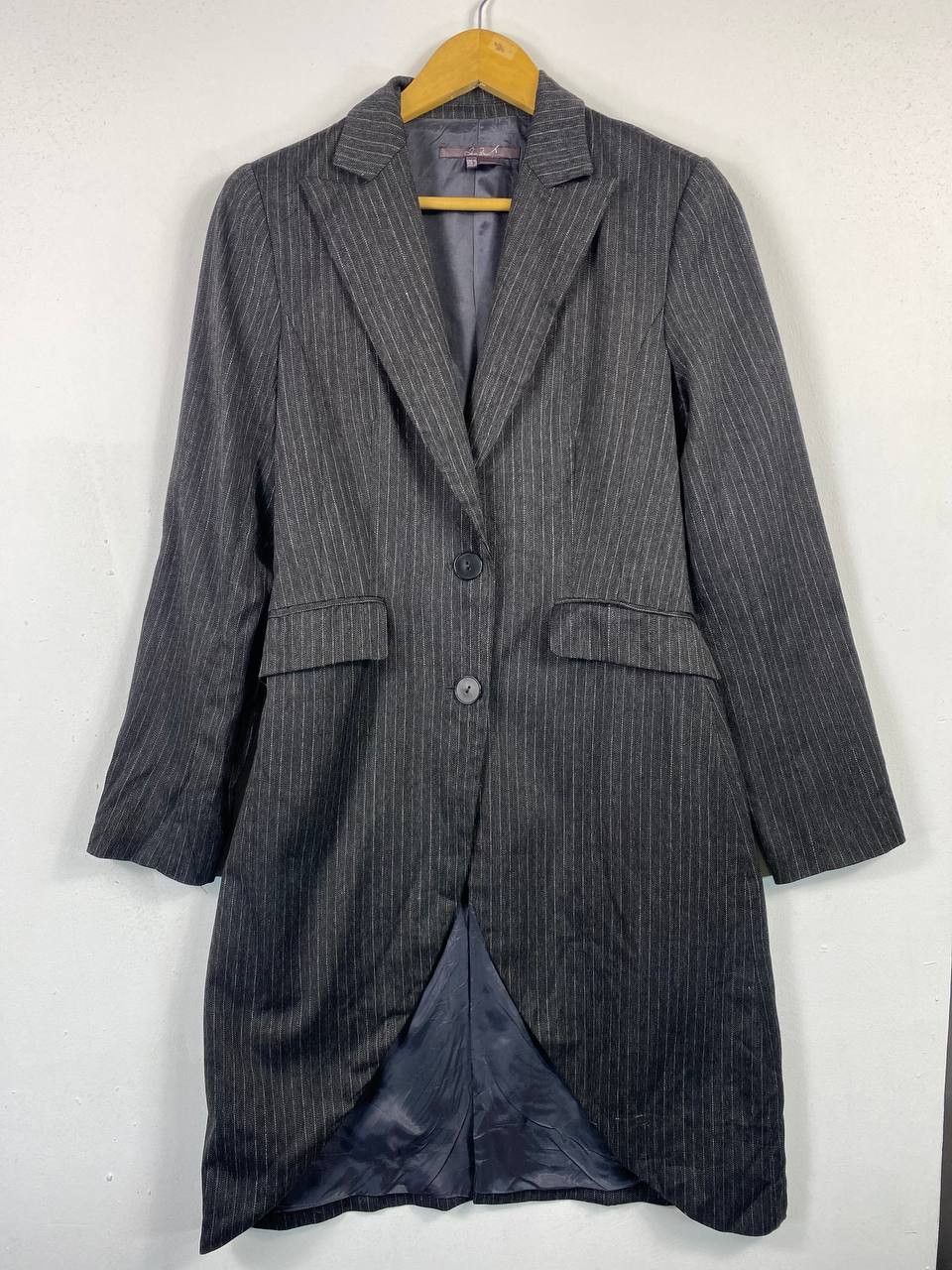 Designer jan basic striped trench coat nice design Size S / US 4 / IT 40 - 1 Thumbnail