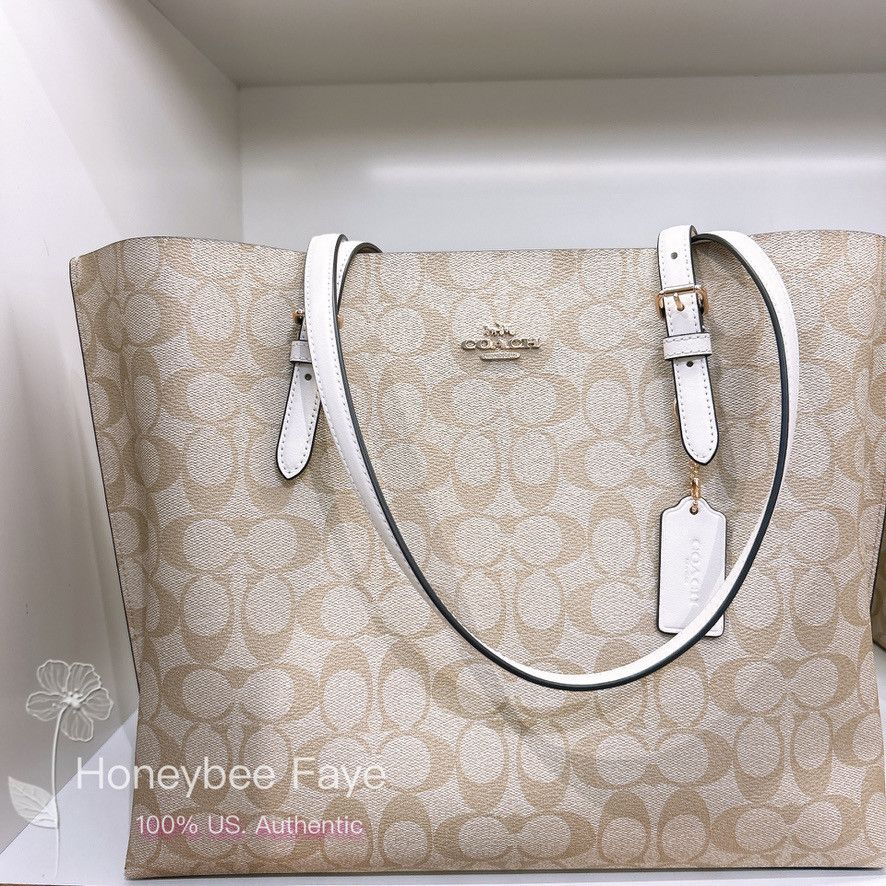 Coach Mollie Tote Bag In Signature Canvas #1665 Size ONE SIZE - 1 Thumbnail