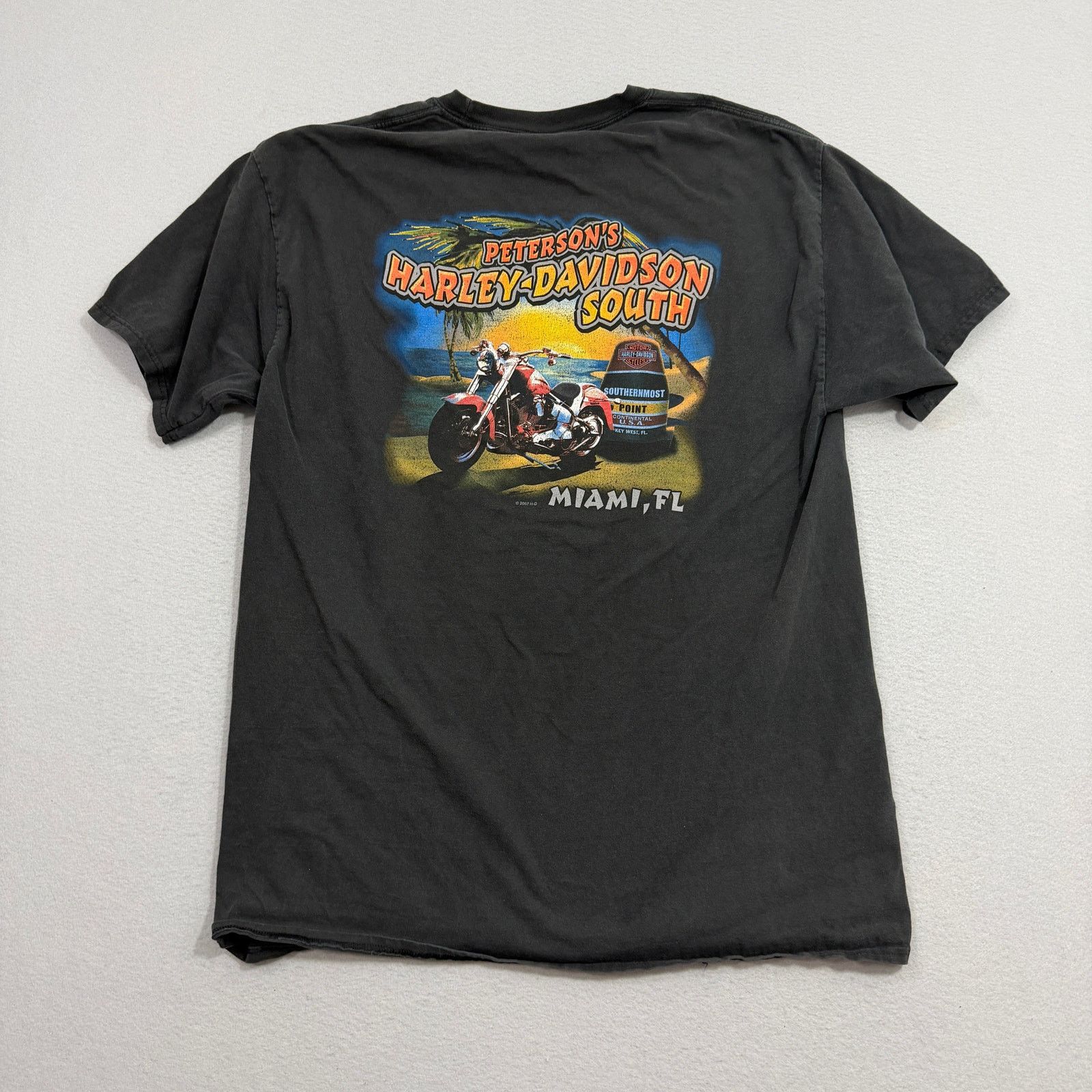 Harley Davidson Vintage Harley Davidson Shirt Men's XL Tall Black 2007 Size US XL / EU 56 / 4 - 8 Thumbnail