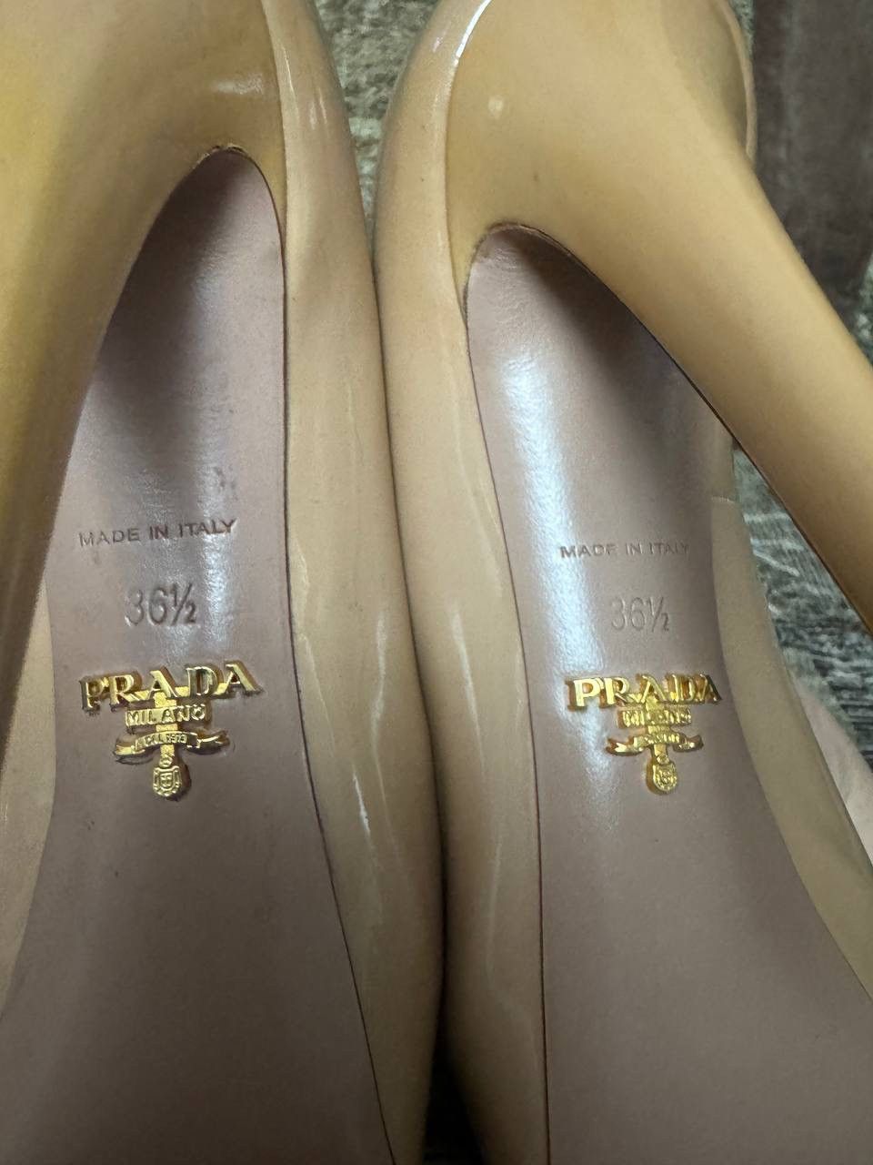 Prada Vintage Prada High Heels Beige Size US 6.5 / IT 36.5 - 4 Thumbnail