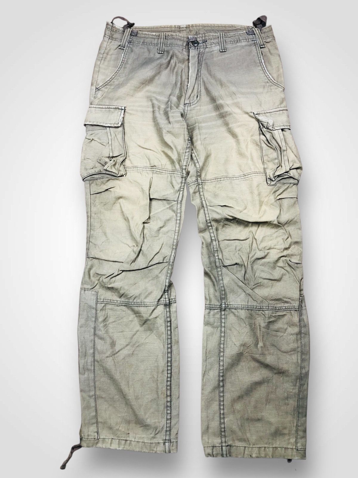 Japanese Brand Jungle Storm Tactical Cargo Pants Streetwear Style (40) Size US 36 / EU 52 - 1 Thumbnail