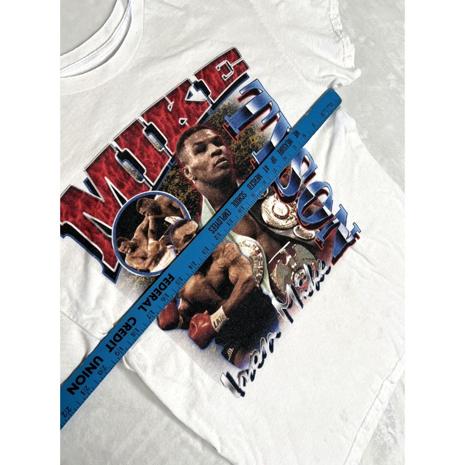 Vintage Vintage Mike Tyson T-Shirt Size Medium Iron Mike Rap Tee Retro Reprint Shirt Mens White 80s 90s Sports Archives Size US M / EU 48-50 / 2 - 6 Thumbnail