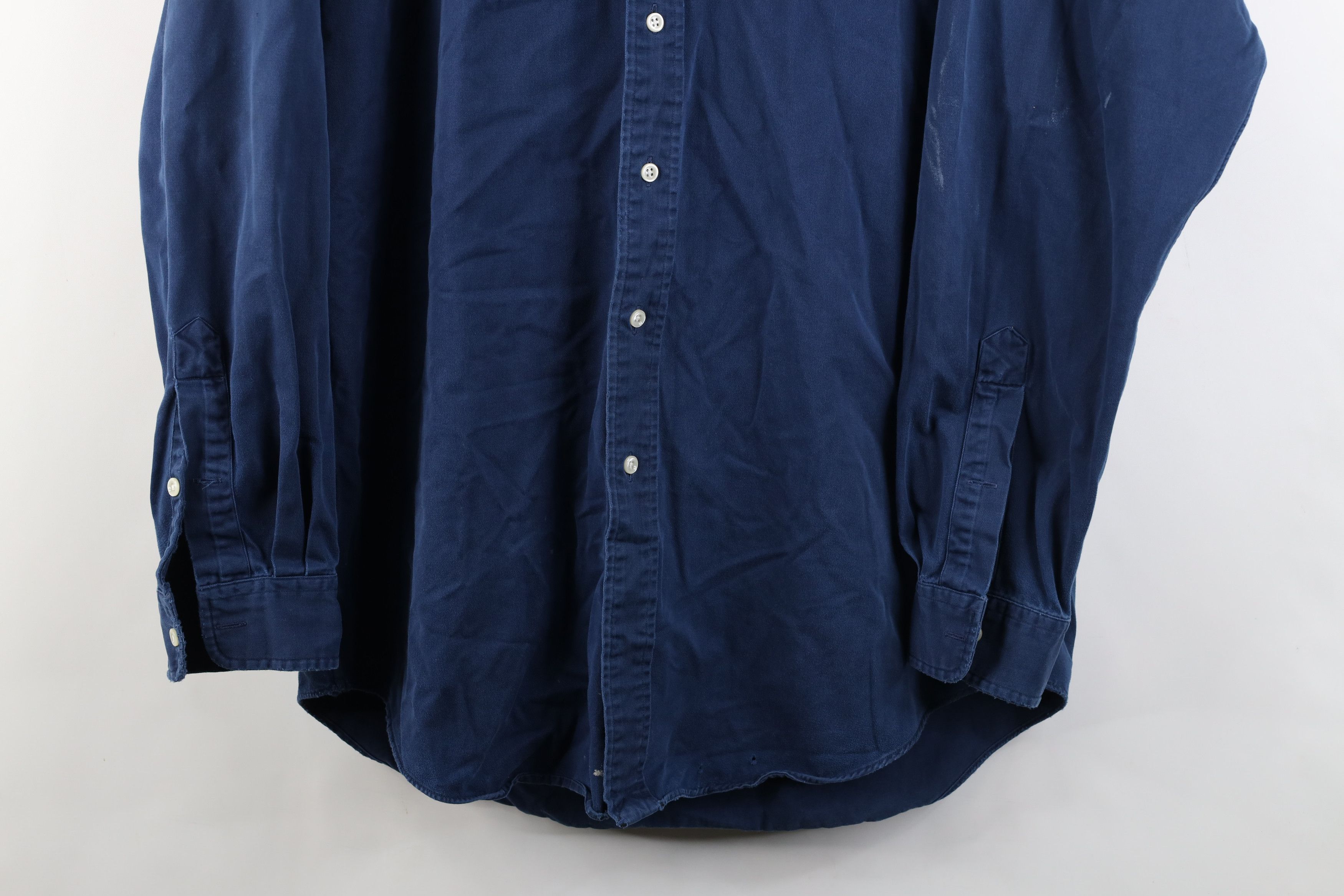 Ralph Lauren Vintage 90s Ralph Lauren Heavy Collared Button Down Shirt Size US M / EU 48-50 / 2 - 3 Thumbnail