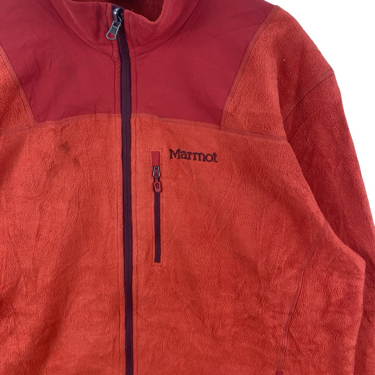 Marmot Vintage MARMOT TWO TONE Fleece Jacket Zip Up Outdoor Size US XXL / EU 58 / 5 - 6 Thumbnail
