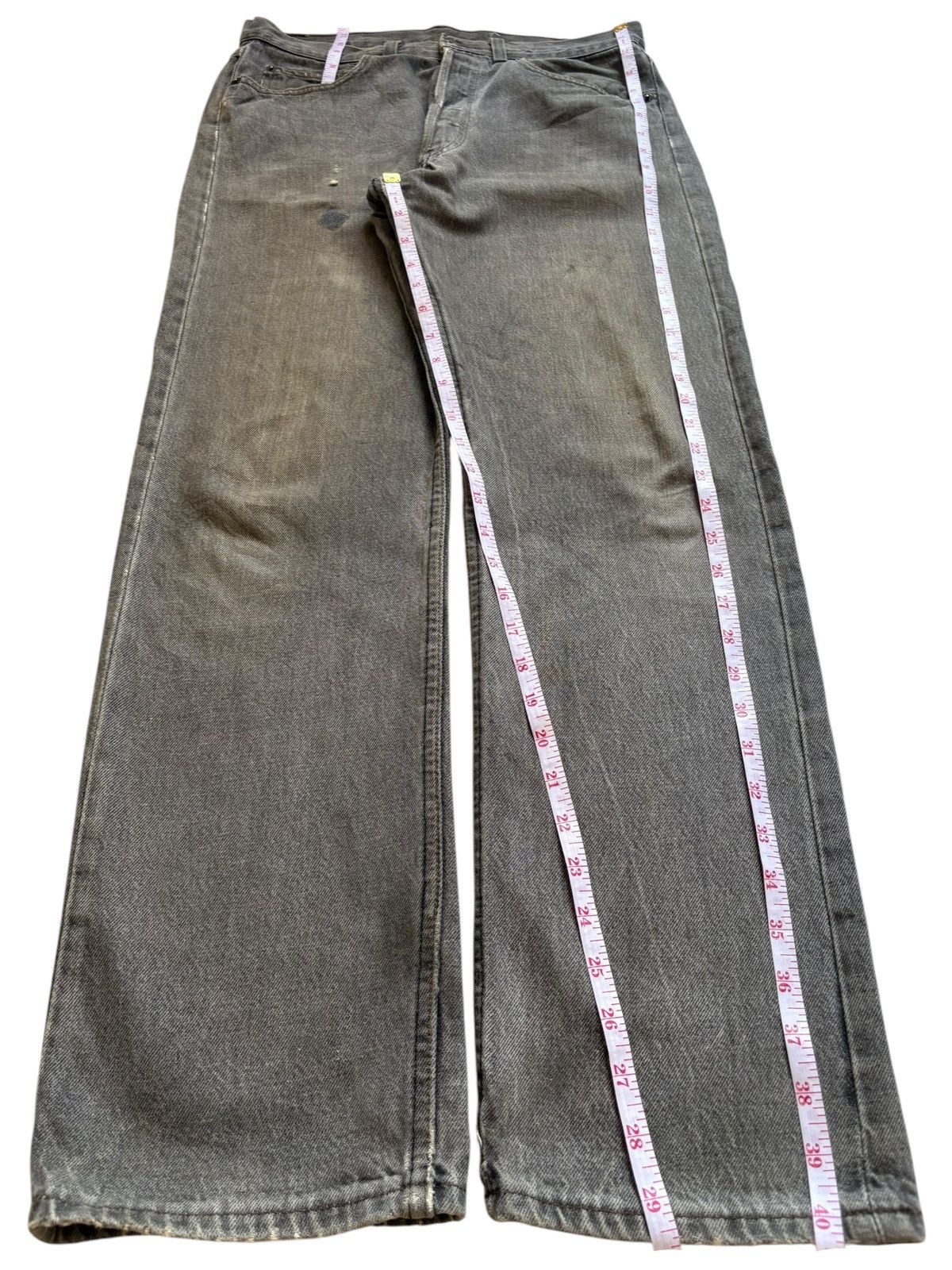 Levi's Vintage 90s Levis Mud Wash Distressed Jeans Size US 31 - 12 Thumbnail