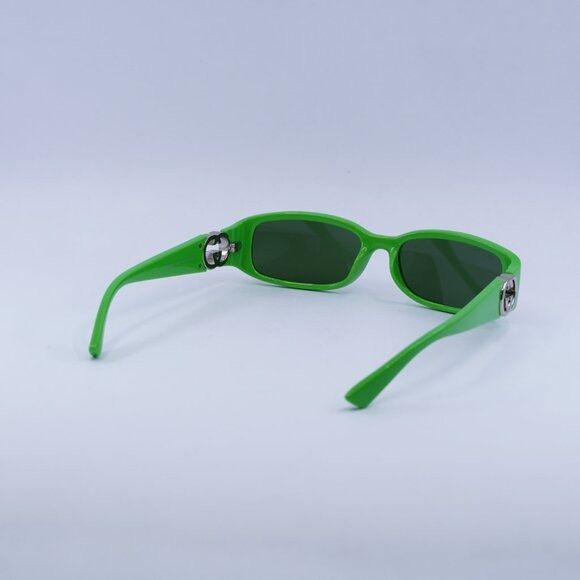 Gucci 🕶️ New Gucci GG1661S 005 Green Sunglasses Size ONE SIZE - 10 Thumbnail