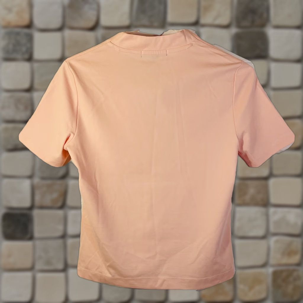 Banana Republic Banana Republic Women’s Short Sleeve Blouse NWT Pink Light Small XS? Wait: Please confirm size. Size S / US 4 / IT 40 - 1 Thumbnail
