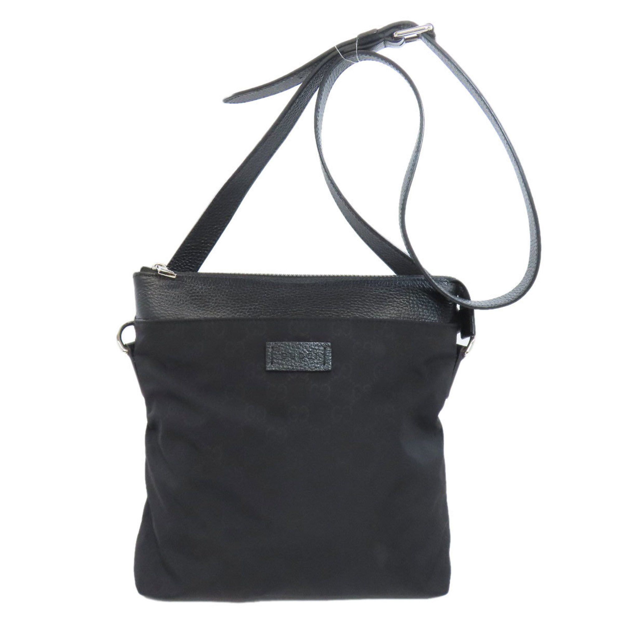 Gucci 510342 GG Outlet Shoulder Bag Nylon Material Women's Gucci in Black