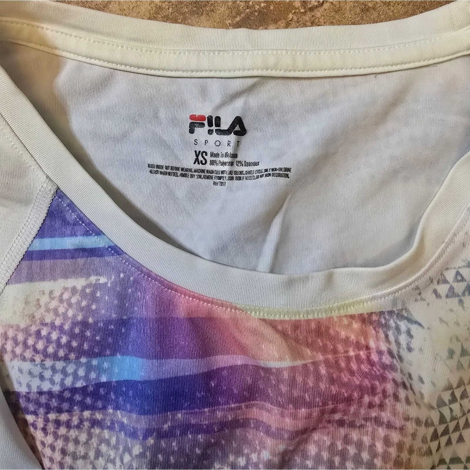 Fila Multicolored Design | FILA | Athletic Short Sleeve Size XS / US 0-2 / IT 36-38 - 3 Thumbnail