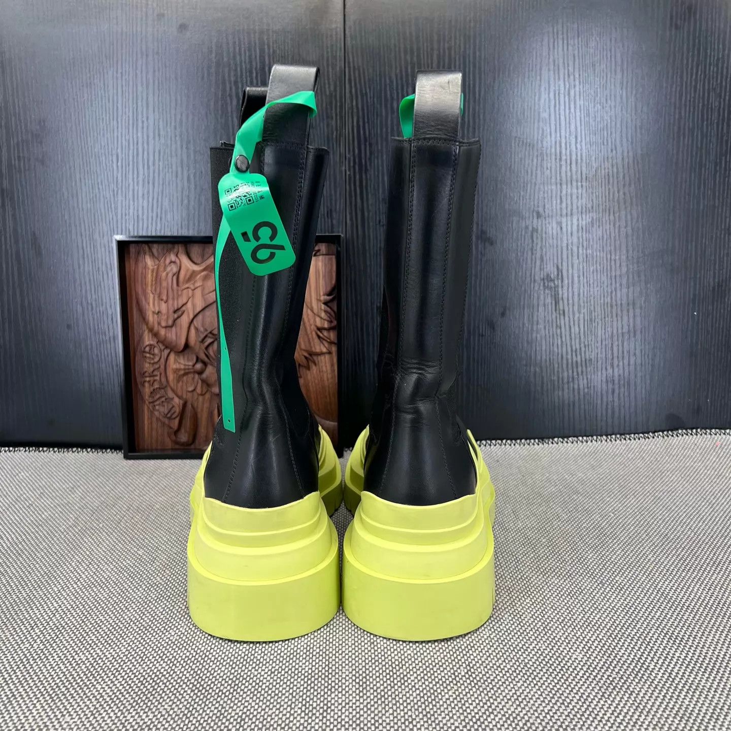 Bottega Veneta bv Chelsea boots Avocado Green size 38 with box Size US 7.5 / IT 37.5 - 5 Thumbnail