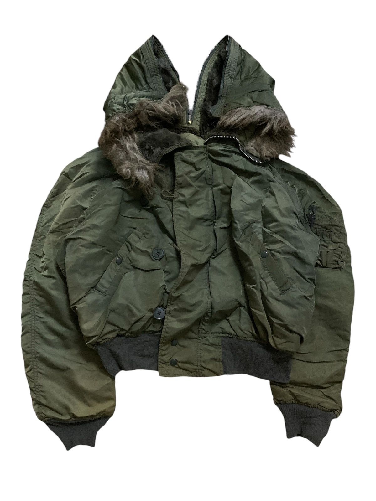 Alpha Industries 💥FinalDrop💥Vintage Military Alpha Flying Man’s Fur Jacket Size US XL / EU 56 / 4 - 2 Thumbnail