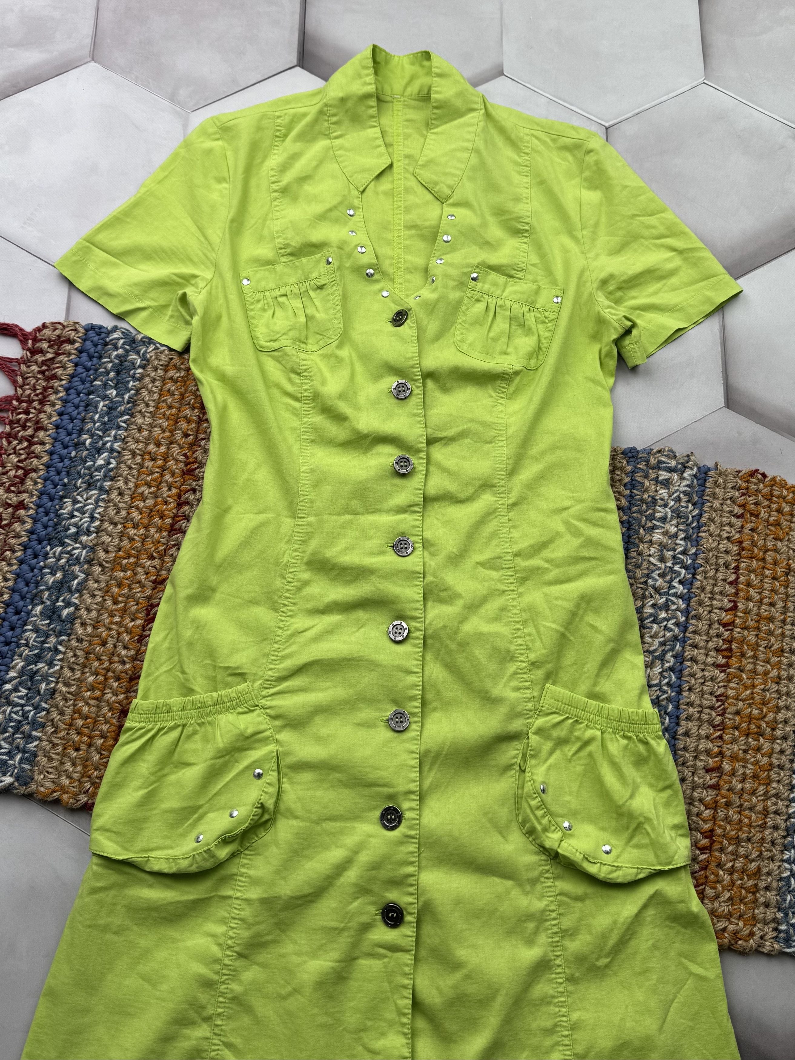 Vintage Vintage Cargo Dress (E4) Size M / US 6-8 / IT 42-44 - 2 Thumbnail