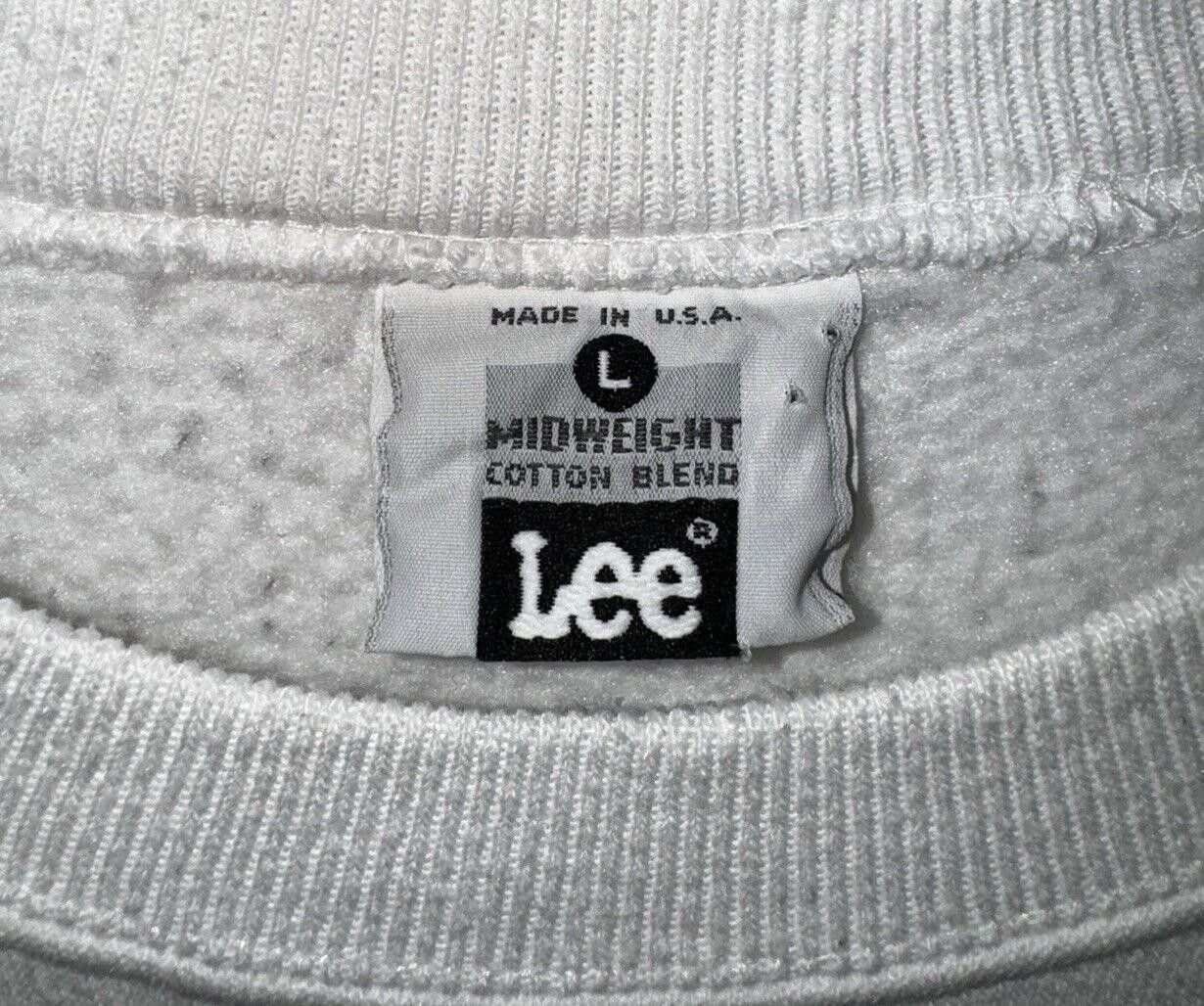 Lee Vintage 90s Q95 Rock N Roll Bob Tom Radio Show Crewneck L Size US 34 / EU 50 - 6 Thumbnail