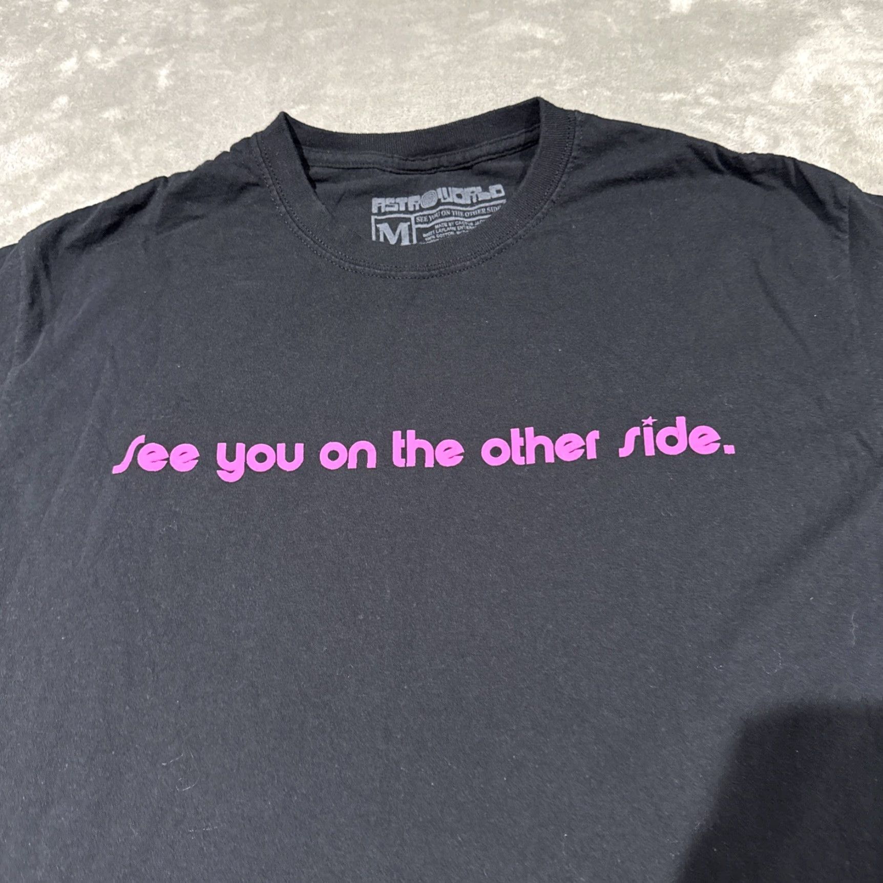 Other Astroworld T-Shirt Mens Medium Black See You On The Other Side Utopia Graphic Shirt Size US M / EU 48-50 / 2 - 2 Thumbnail