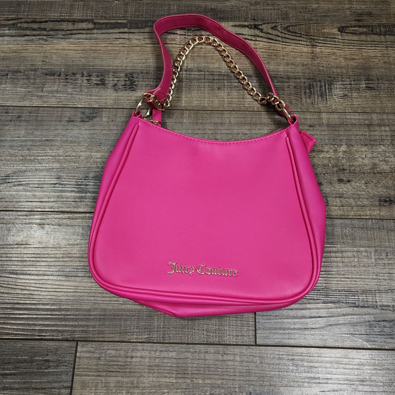 Juicy Couture Juicy Couture Hot Pink small purse w/ gold chain handbag 4A Size ONE SIZE - 1 Thumbnail