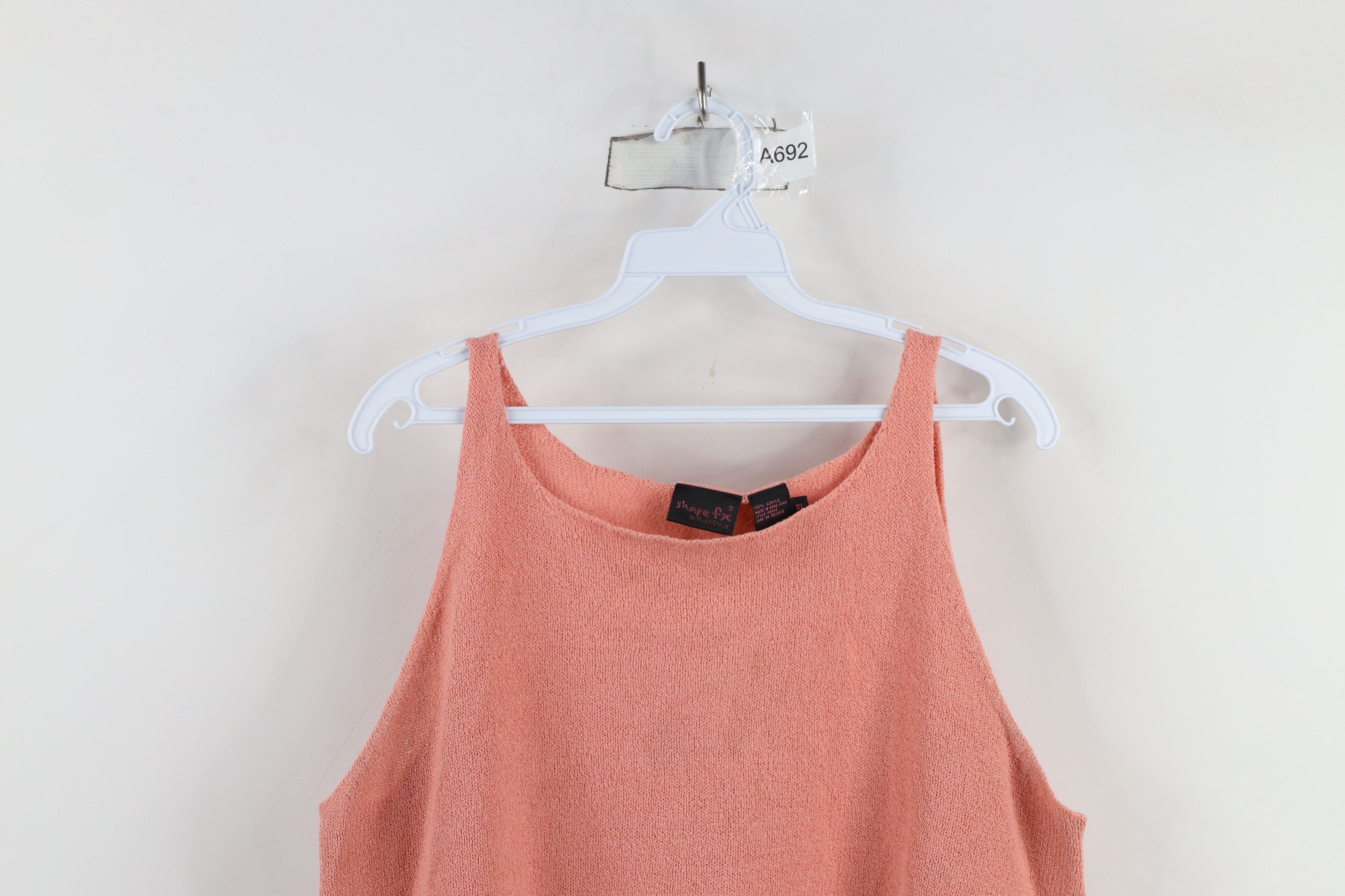 Vintage Vintage 90s Y2K Babydoll Terry Cloth Knit Tank Top T-Shirt Size US XL / EU 56 / 4 - 2 Thumbnail
