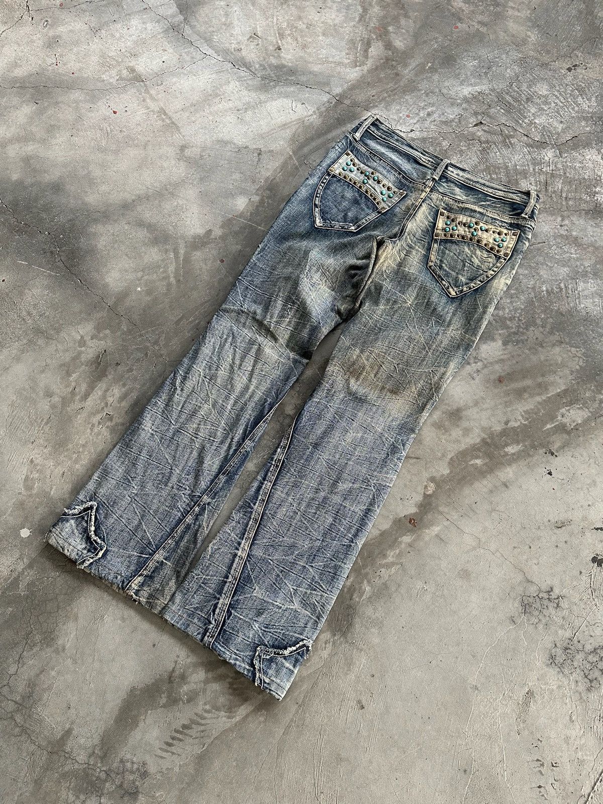 Hysteric Glamour × If Six Was Nine × semanticdesign 💥 Rare Semantic Design Flare Jeans Size US 32 / EU 48 - 13 Thumbnail