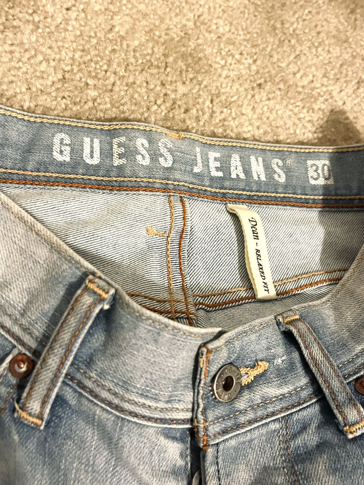 Guess Guess Wide Leg Jeans Size US 30 / EU 46 - 2 Thumbnail