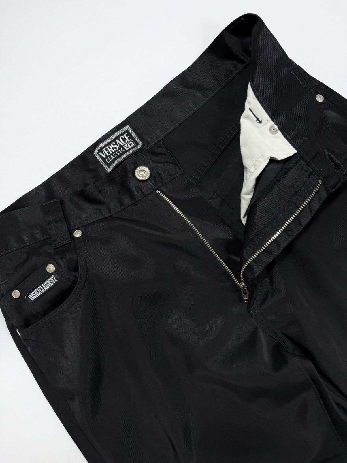 Versace Versace V2 Classic Cotton Nylon Blend Straight Pants Size US 30 / EU 46 - 9 Thumbnail