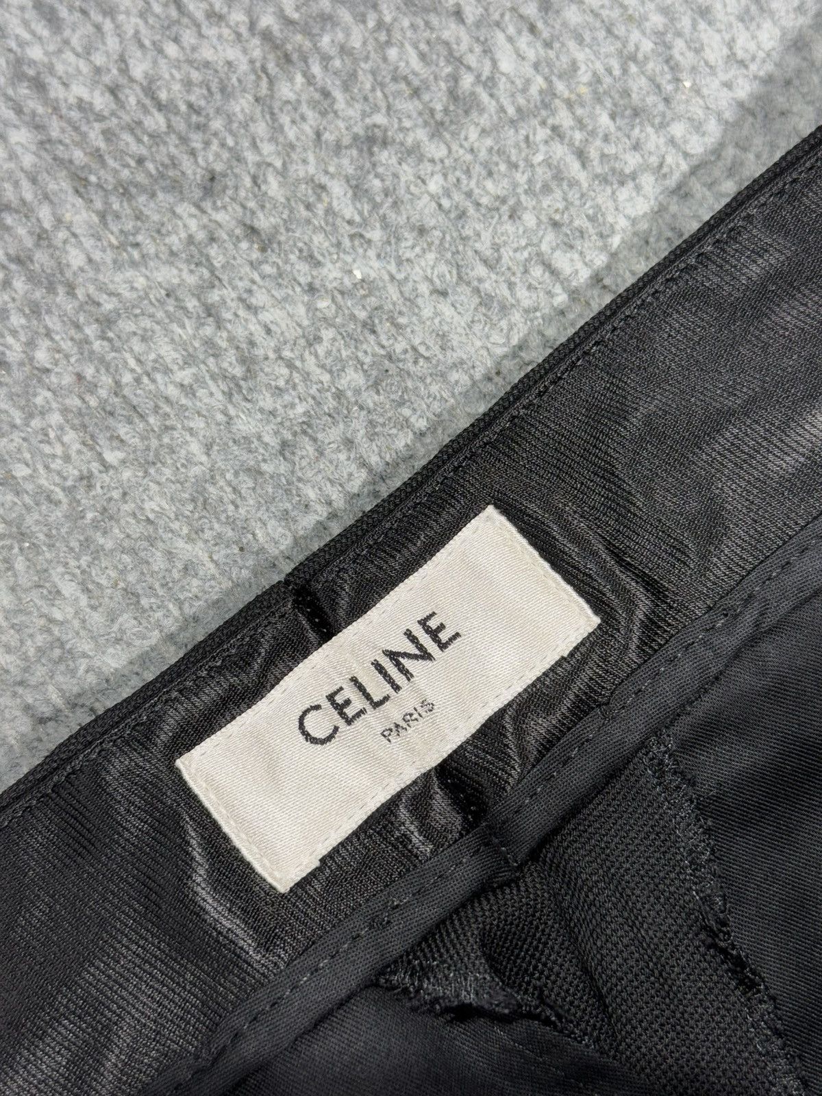 Celine × Hedi Slimane Hedi slimane 19AW Celine Wool Slacks Pants Size 24" / US 00 / IT 34 - 5 Thumbnail