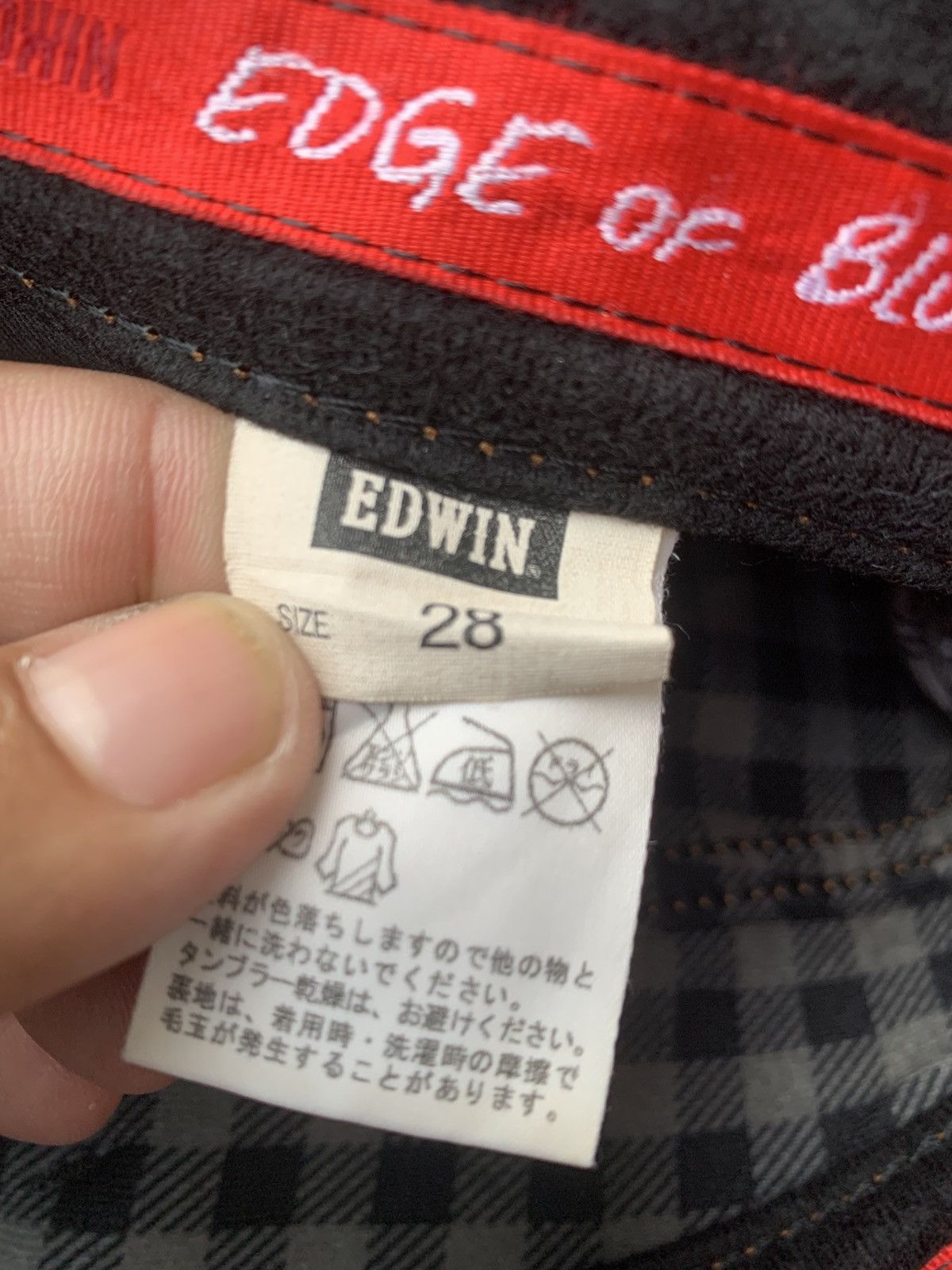 Edwin RARE 💥 Edwin EDGE WOLD FIRE jeans faded style. Size US 30 / EU 46 - 9 Thumbnail