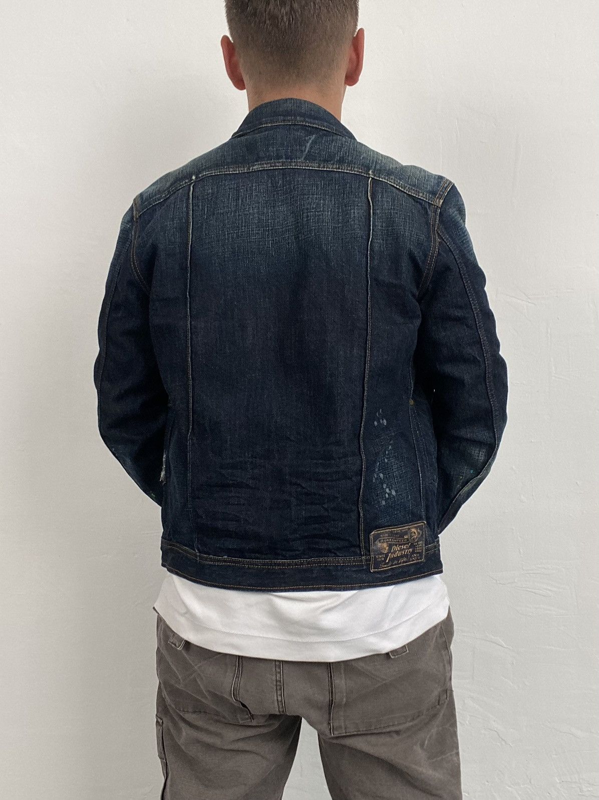 Diesel × Vintage 2010 Diesel Juzicon Giacca Washed Denim Jacket Size US S / EU 44-46 / 1 - 6 Thumbnail
