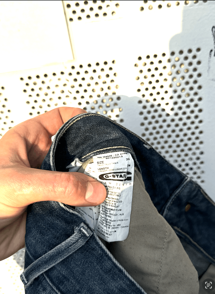 G-Star G Star Raw GS01 Vintage Men’s Jeans 3D Size US 34 / EU 50 - 8 Thumbnail