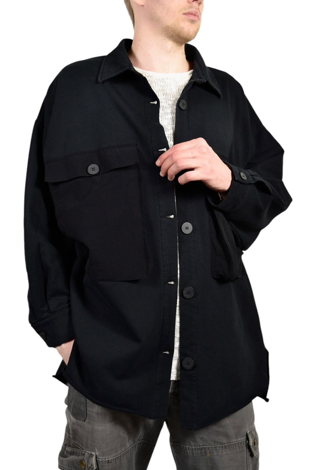 Thom Krom Thom Krom 3D Nylon Pockets Cargo Oversized Jacket Size US M / EU 48-50 / 2 - 6 Thumbnail