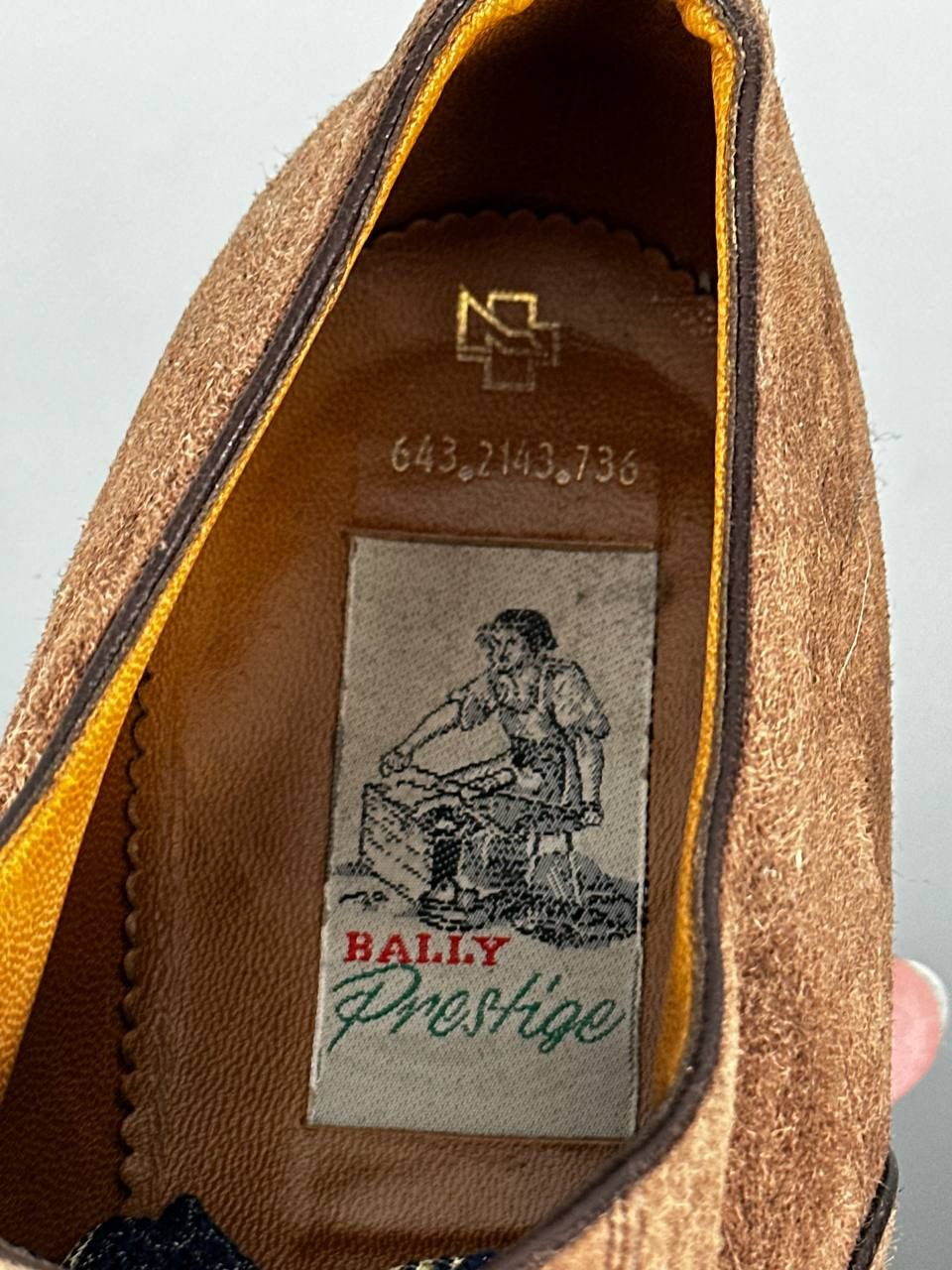 Bally Bally Prestige Vintage Brown Suede Oxford Shoes Size US 10 / EU 43 - 10 Thumbnail