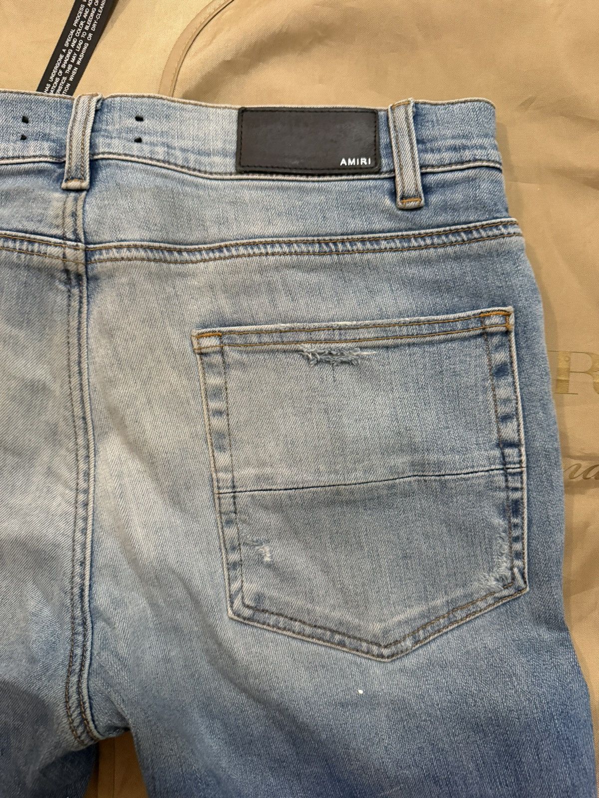 Amiri Amiri Distressed Palm Tree Denim size 34 Size US 34 / EU 50 - 9 Thumbnail