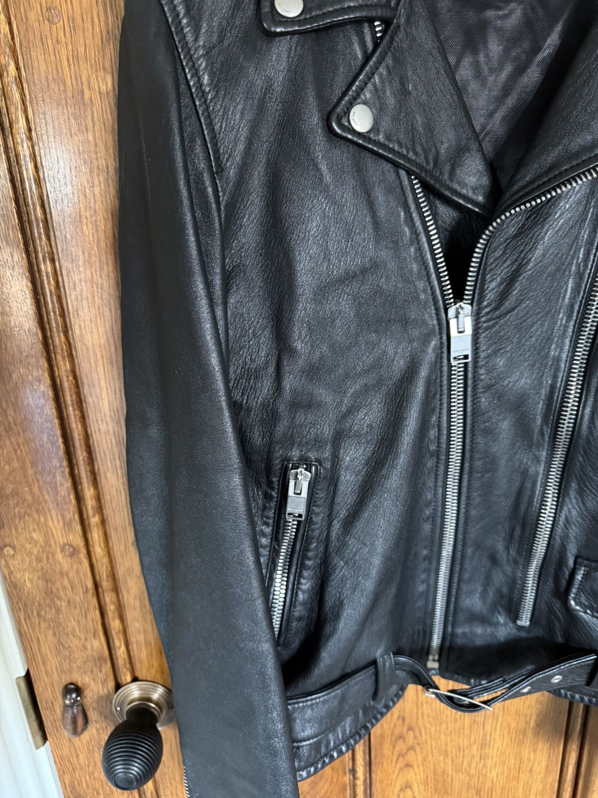 Saint Laurent Paris Saint Laurent Bloodluster leather L17 biker jacket 46 Hedi Size US S / EU 44-46 / 1 - 15 Thumbnail