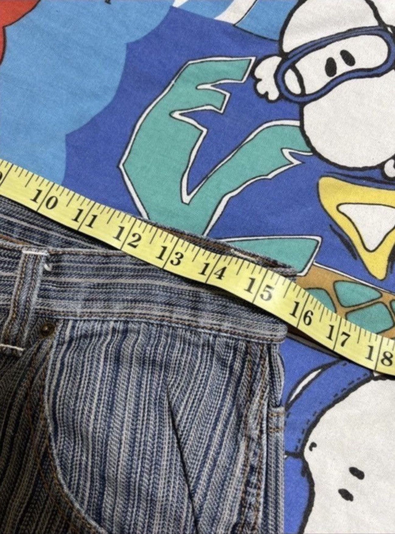 Sean John ***FINAL DROP***RARE 00s SEAN JOHN HICKORY STRIPE DENIM 32 Size US 32 / EU 48 - 11 Thumbnail