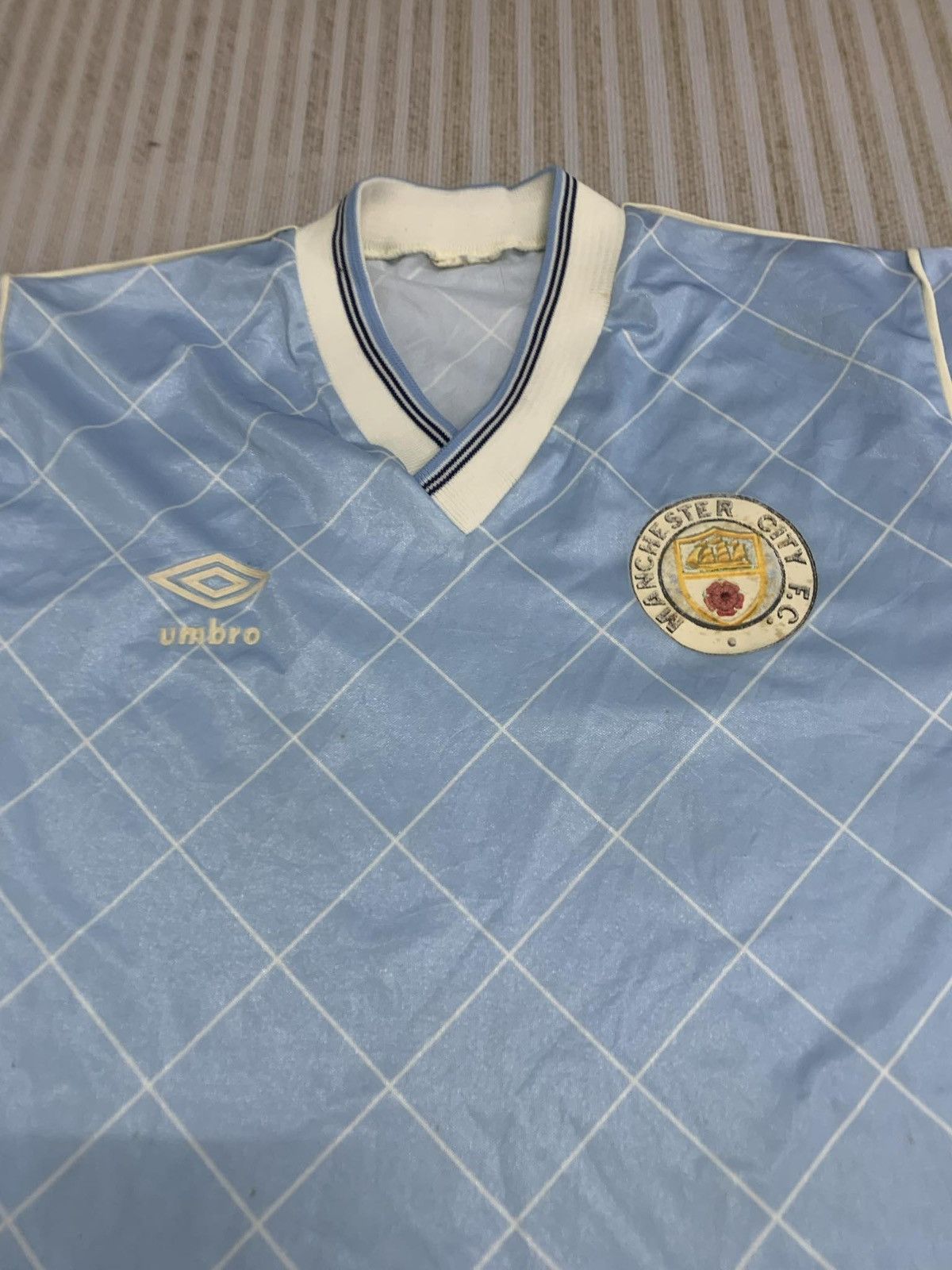 Umbro VINTAGE MANCHESTER CITY KIT 1988/89 Size US M / EU 48-50 / 2 - 4 Thumbnail