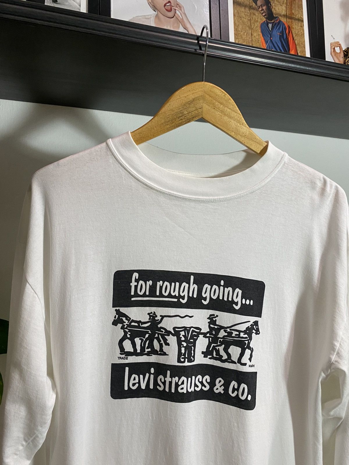 Levi's Vintage Clothing Vtg 90’s Levi’s LS Tee Size US L / EU 52-54 / 3 - 2 Thumbnail