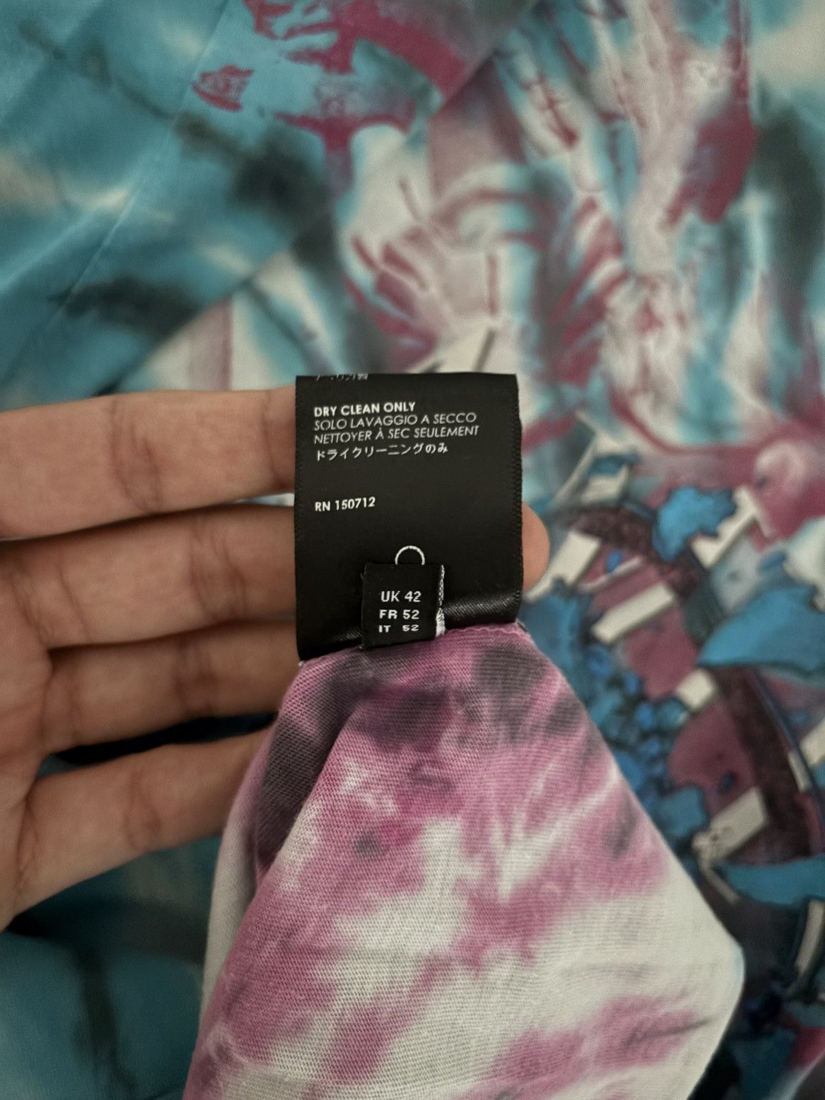Amiri Amiri Tie-Dye Skull T-Shirt Size US XL / EU 56 / 4 - 8 Thumbnail