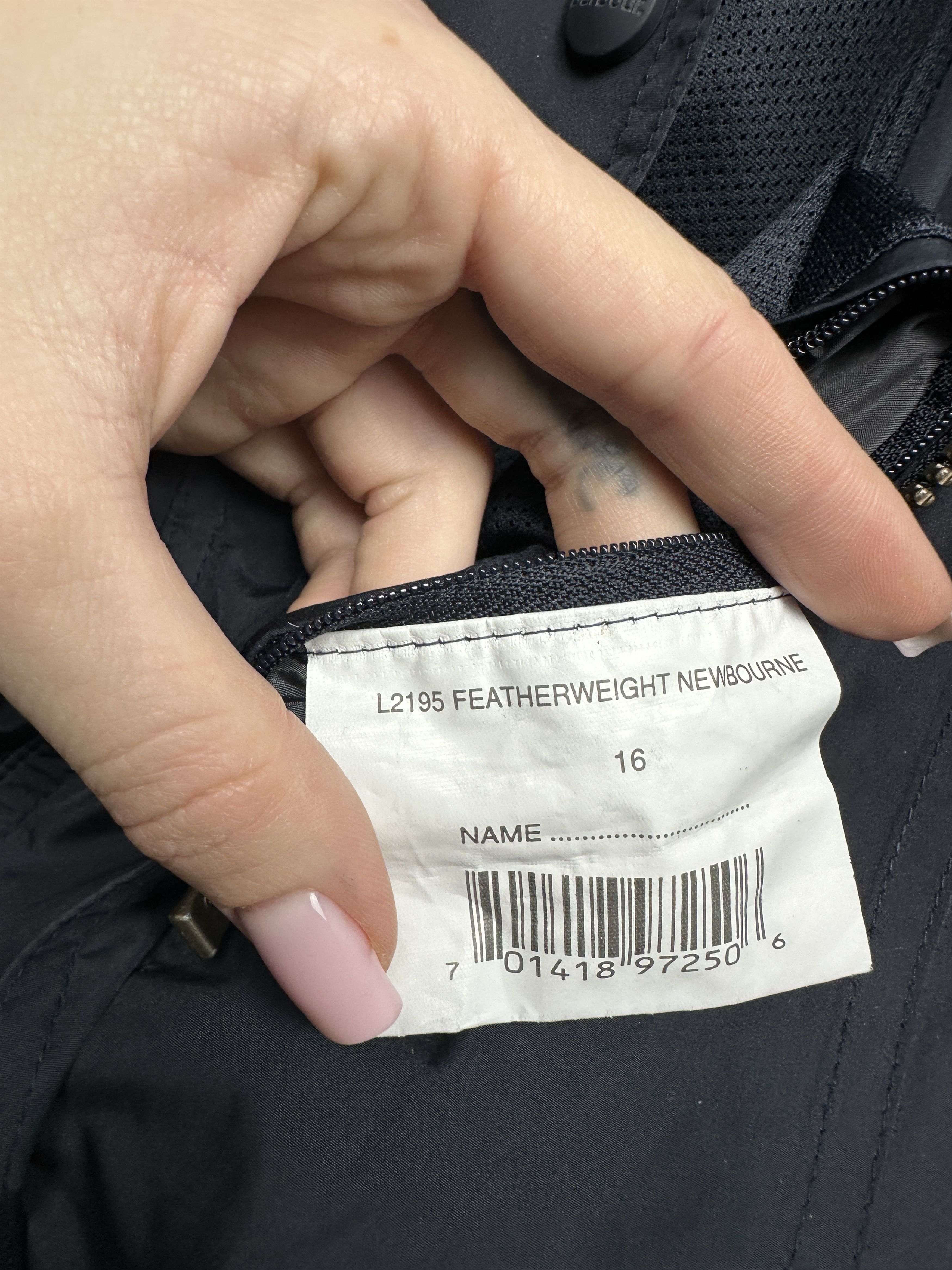 Barbour Barbour Womens Featherweight Newbourne Waterproof Jacket Size XL / US 12-14 / IT 48-50 - 6 Thumbnail
