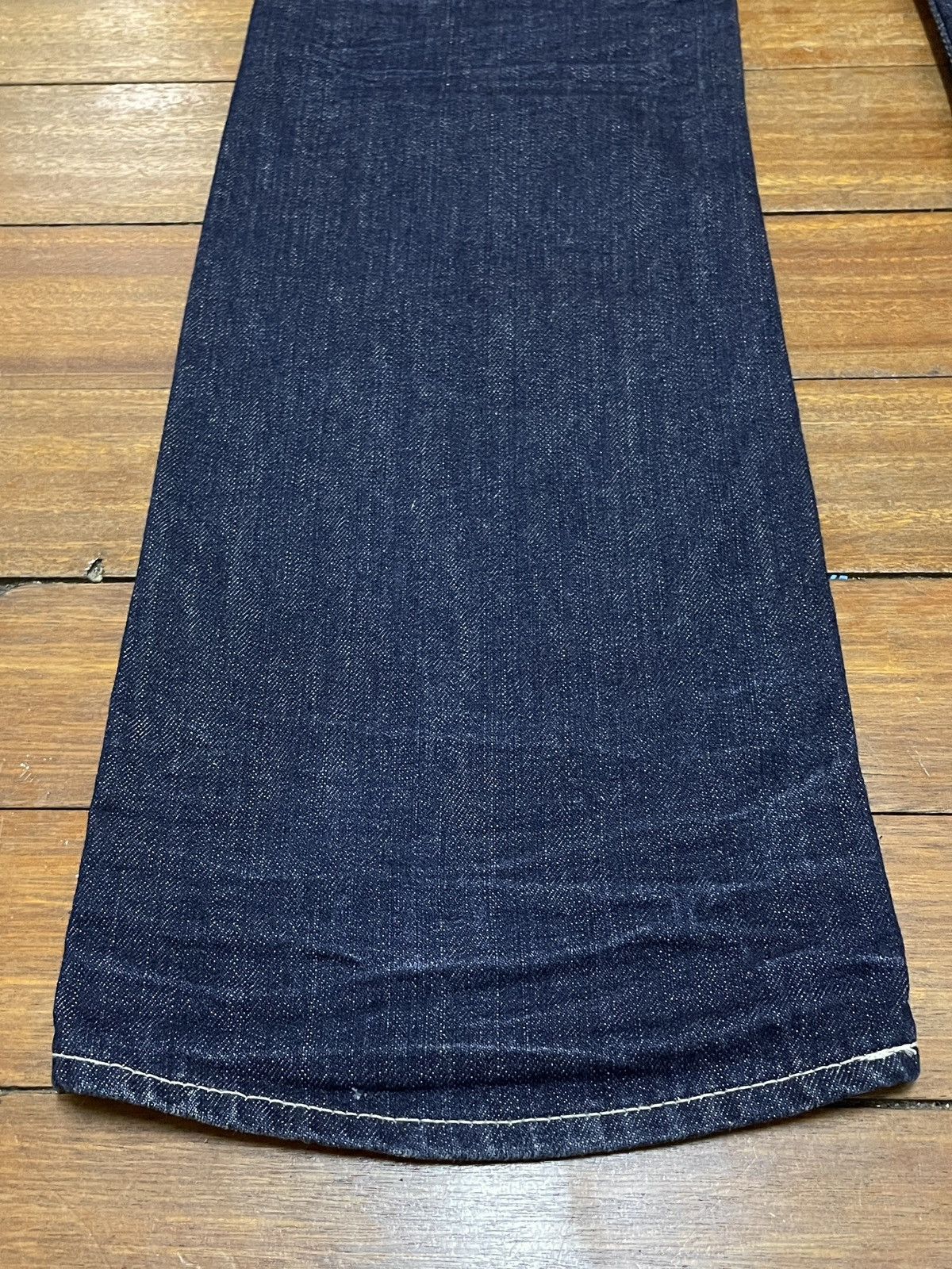 Japanese Brand × Le Grande Bleu (L.G.B.) × Murder License Rare Design Vintage Brand Murder License Flared Jeans 1990s Size US 33 - 7 Thumbnail