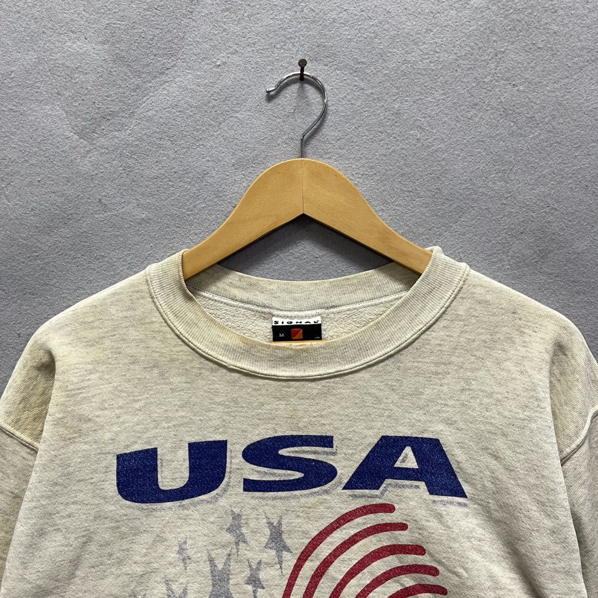 Signal Sport Vintage Signal Sports “USA Flag Stars & Stripes” Sweatshirt Size US M / EU 48-50 / 2 - 2 Thumbnail