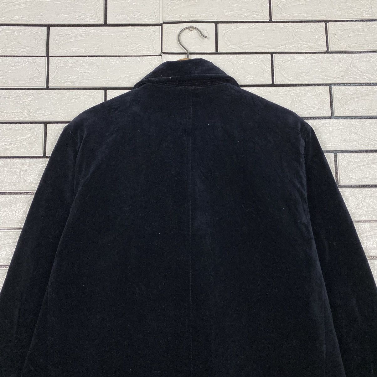 Yohji Yamamoto 📌Vintage Chore Velvet Jacket Atsuki Onishi Double Breast Size US M / EU 48-50 / 2 - 10 Thumbnail
