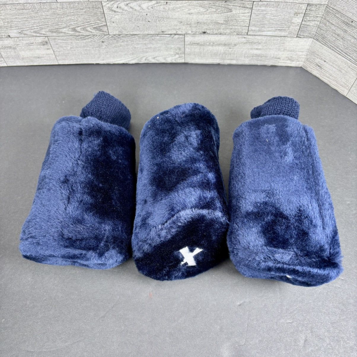 Other GOLD EAGLE LONGNECK HEADCOVERS 3 PIECE SET COLOR BLUE NIB Size ONE SIZE - 5 Thumbnail