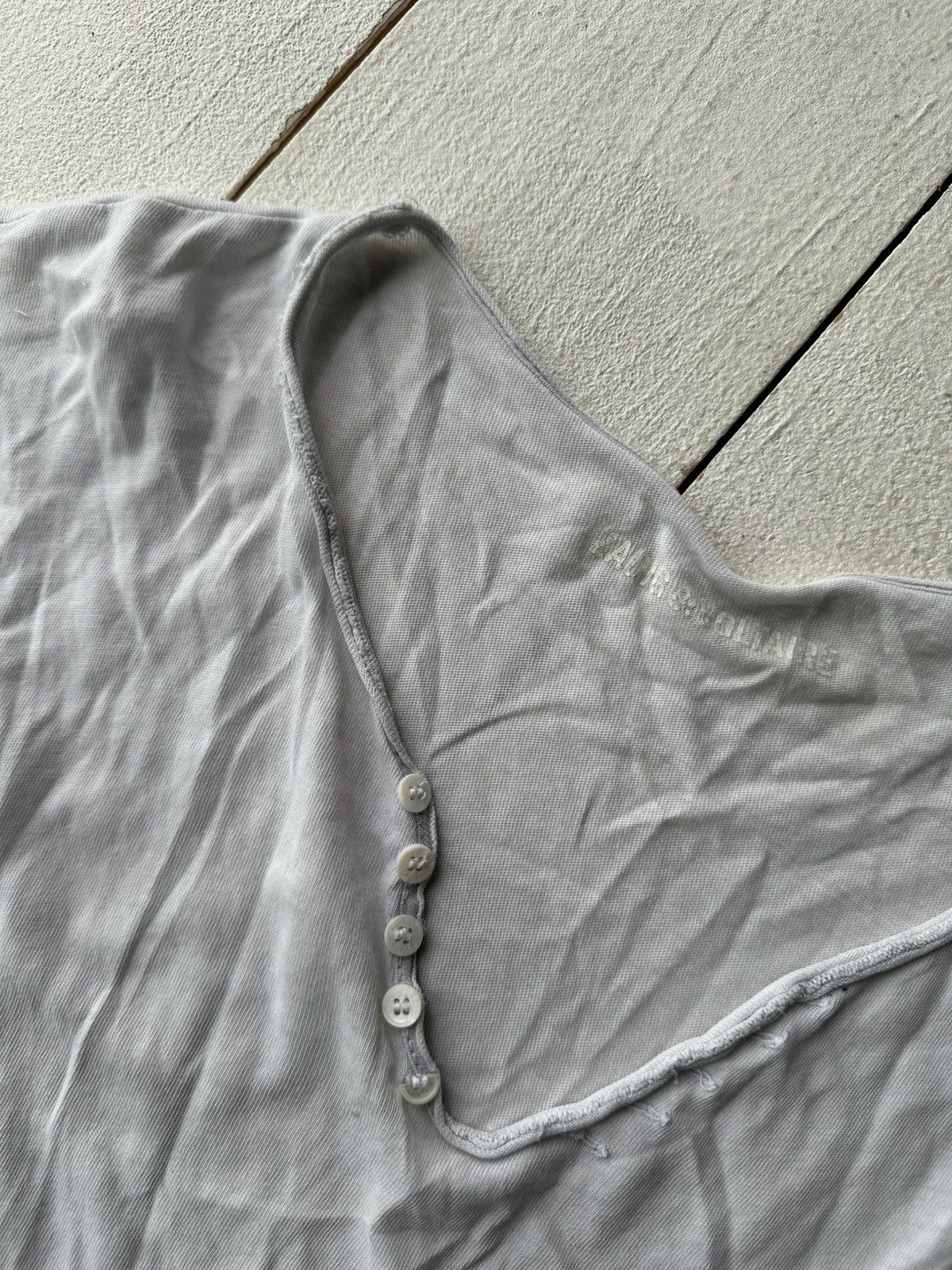 Zadig & Voltaire 🚨Zadig & Voltaire Avant Garde TANK TOP LUXURY Unisex Size US S / EU 44-46 / 1 - 4 Thumbnail