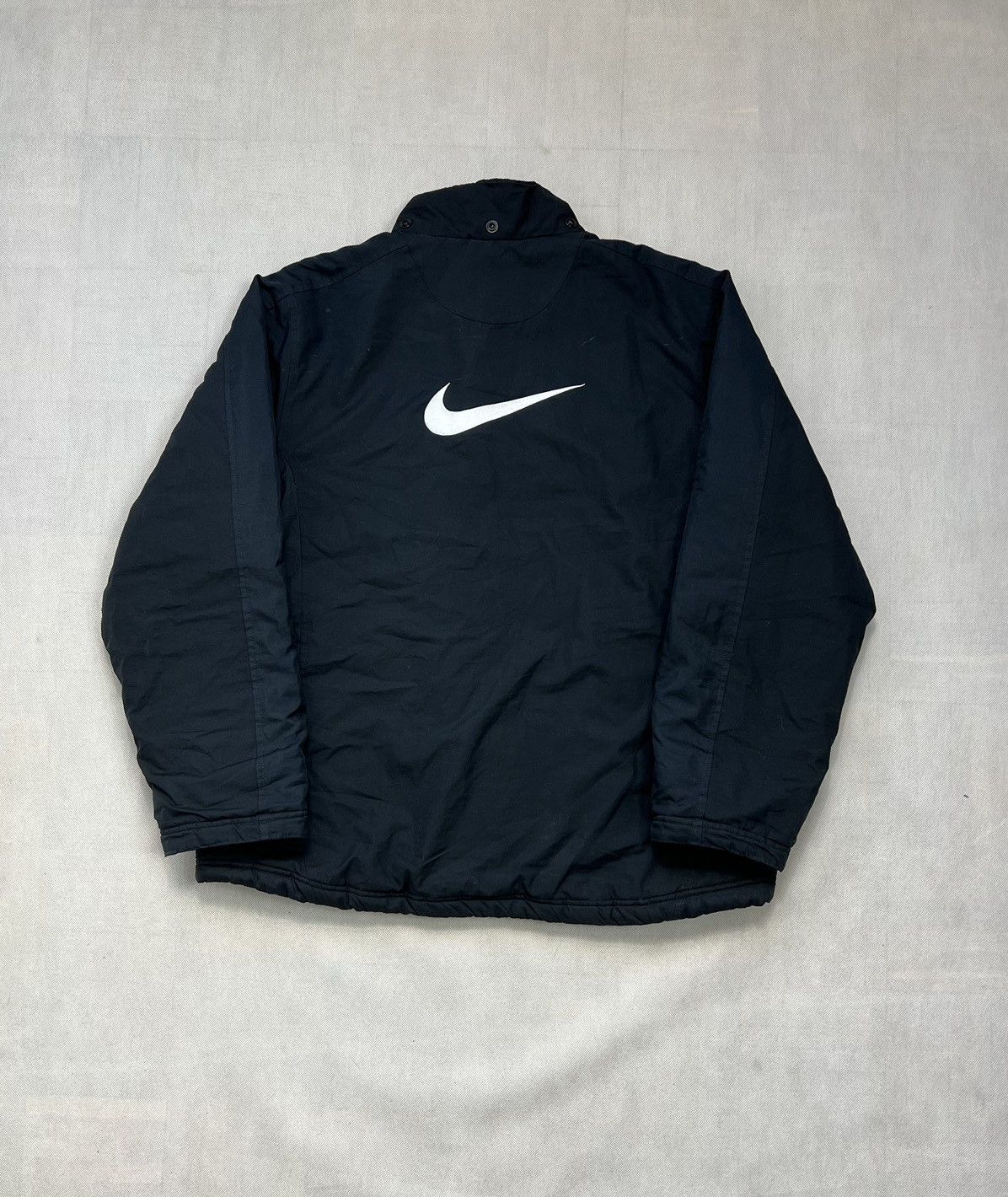Nike × Vintage Winter Jacket Nike vintage 00’s black zipped Size US L / EU 52-54 / 3 - 1 Thumbnail