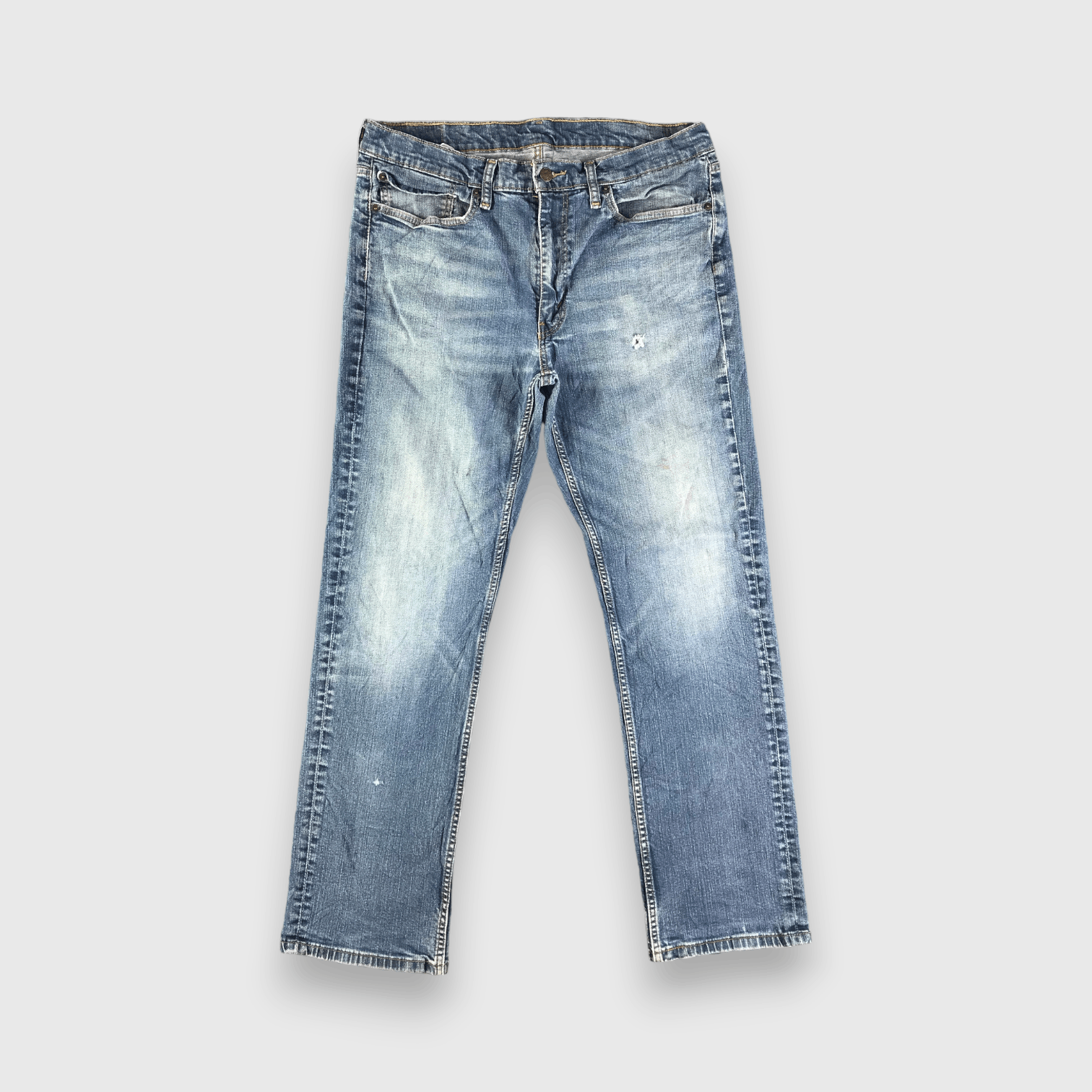 Levi's Vintage Blue Wash Levis 514 Jeans-J4158 Size US 35 - 1 Thumbnail