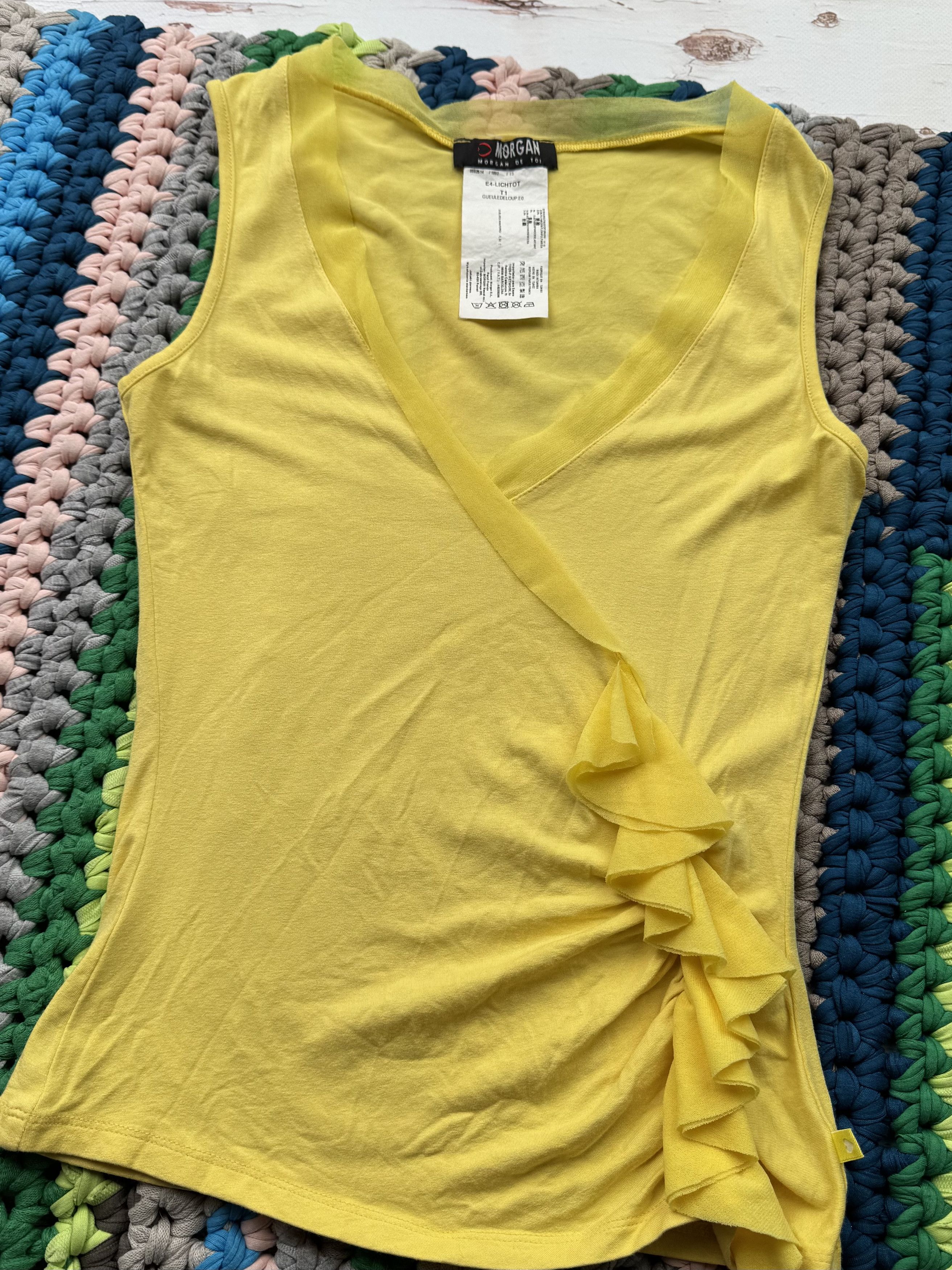 Morgan De Toi Morgan De Toi Vintage Tank Top (D10)(V325) Size XS / US 0-2 / IT 36-38 - 2 Thumbnail