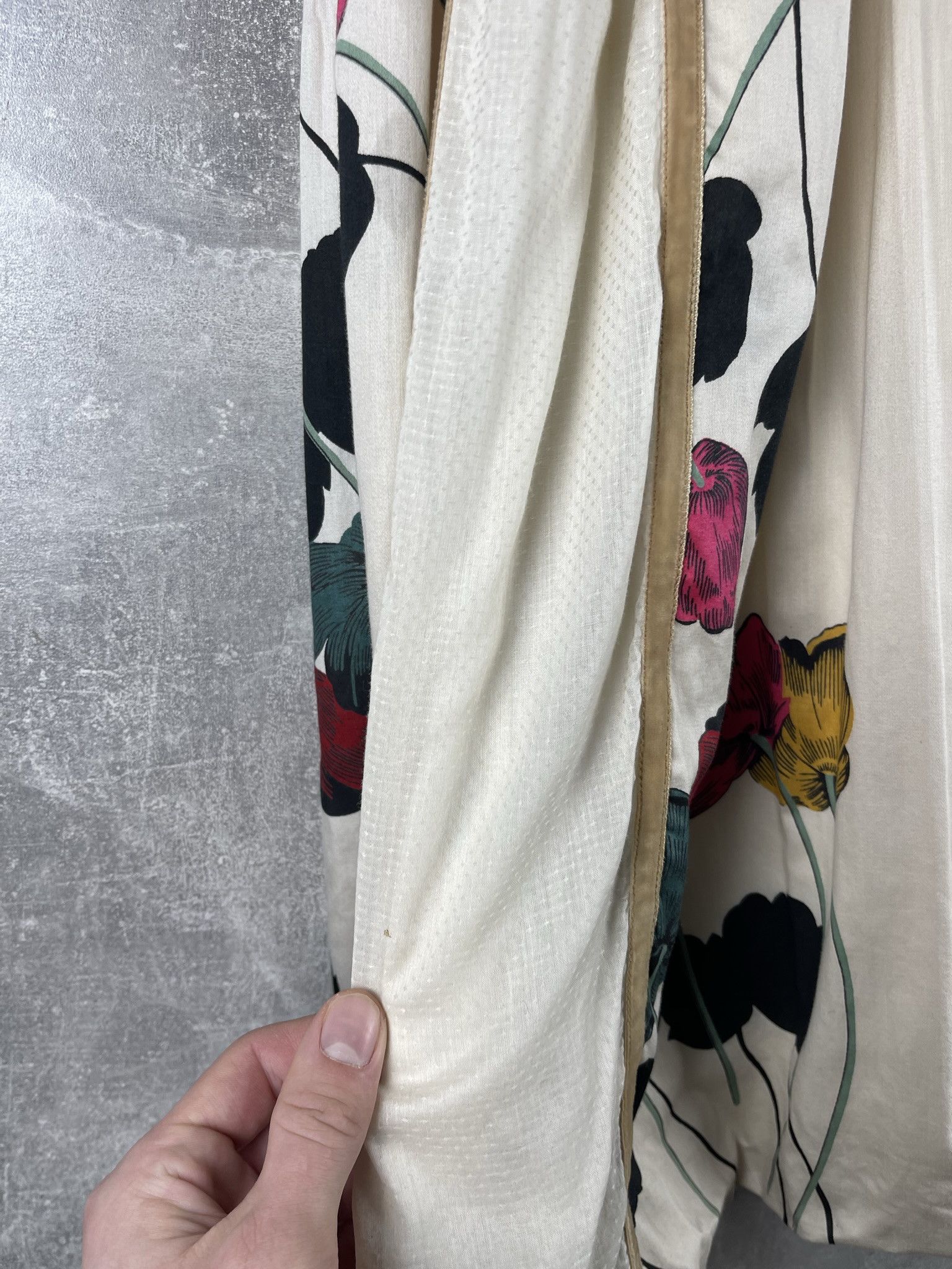 Kenzo Kenzo vintage 00s cotton flowers pattern maxi dress Size XS / US 0-2 / IT 36-38 - 7 Thumbnail