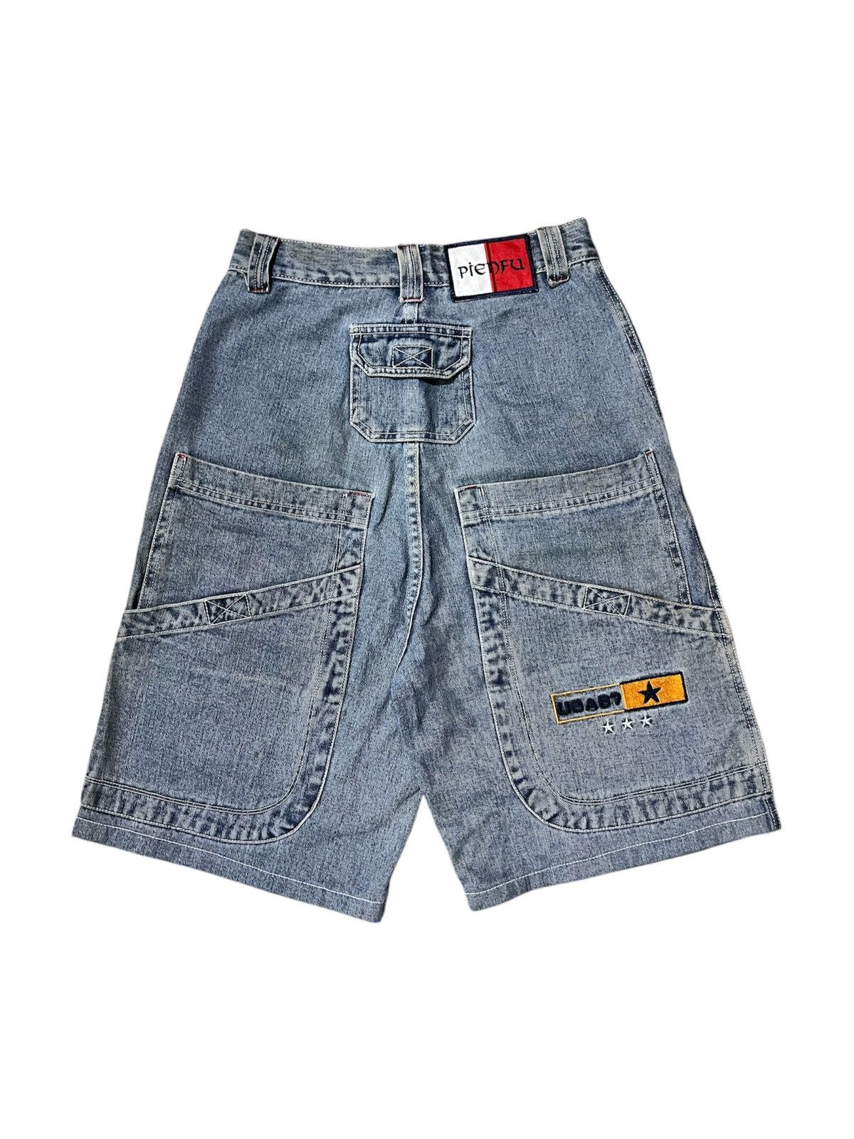 Jean × Vintage VINTAGE BIG POCKET JORTS BY PIENFU JNCO STYLE Size US 26 / EU 42 - 1 Thumbnail