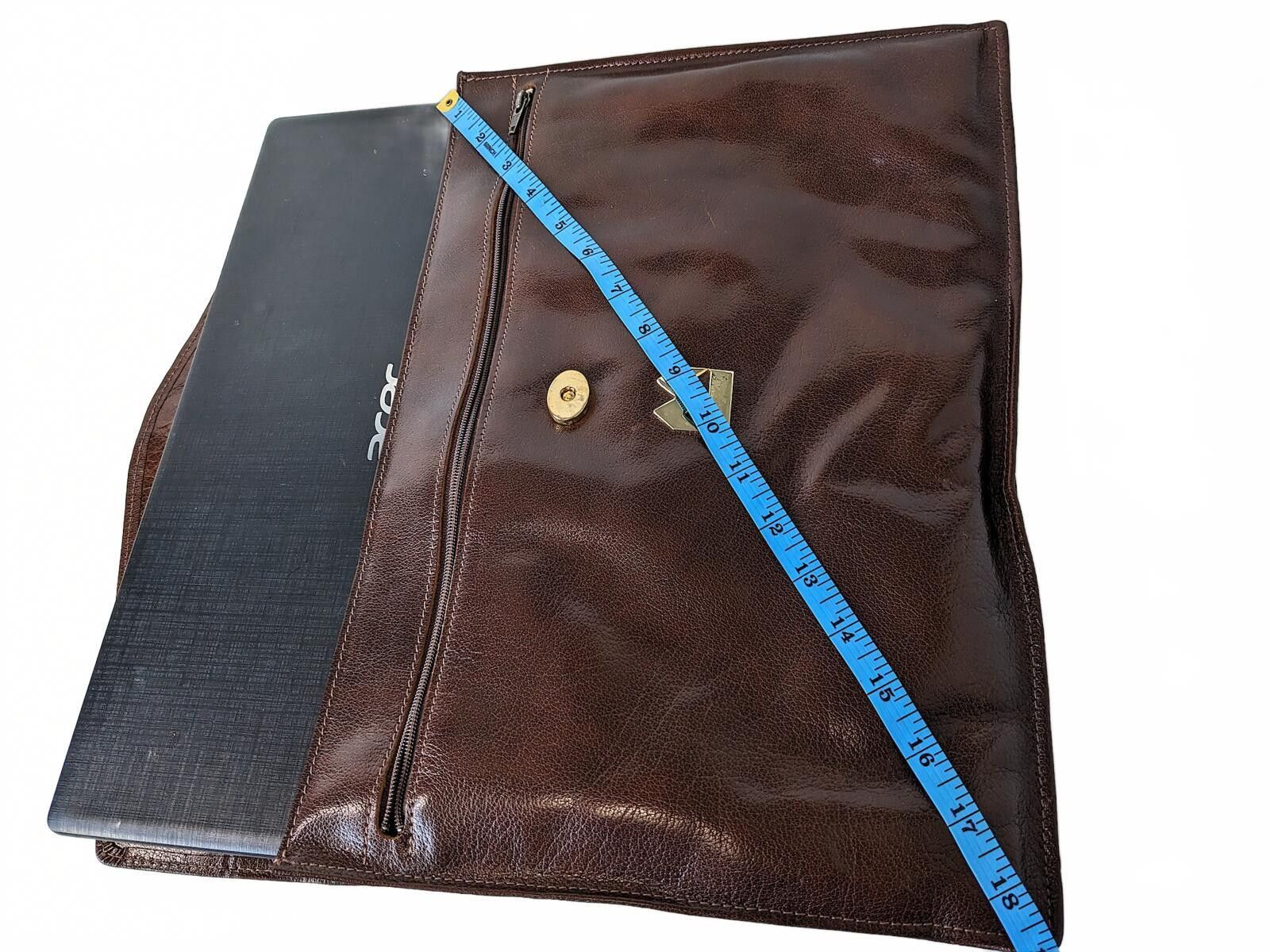 Tilley Tilley Document Case Canada Calf Leather Laptop Portfolio Size ONE SIZE - 11 Thumbnail