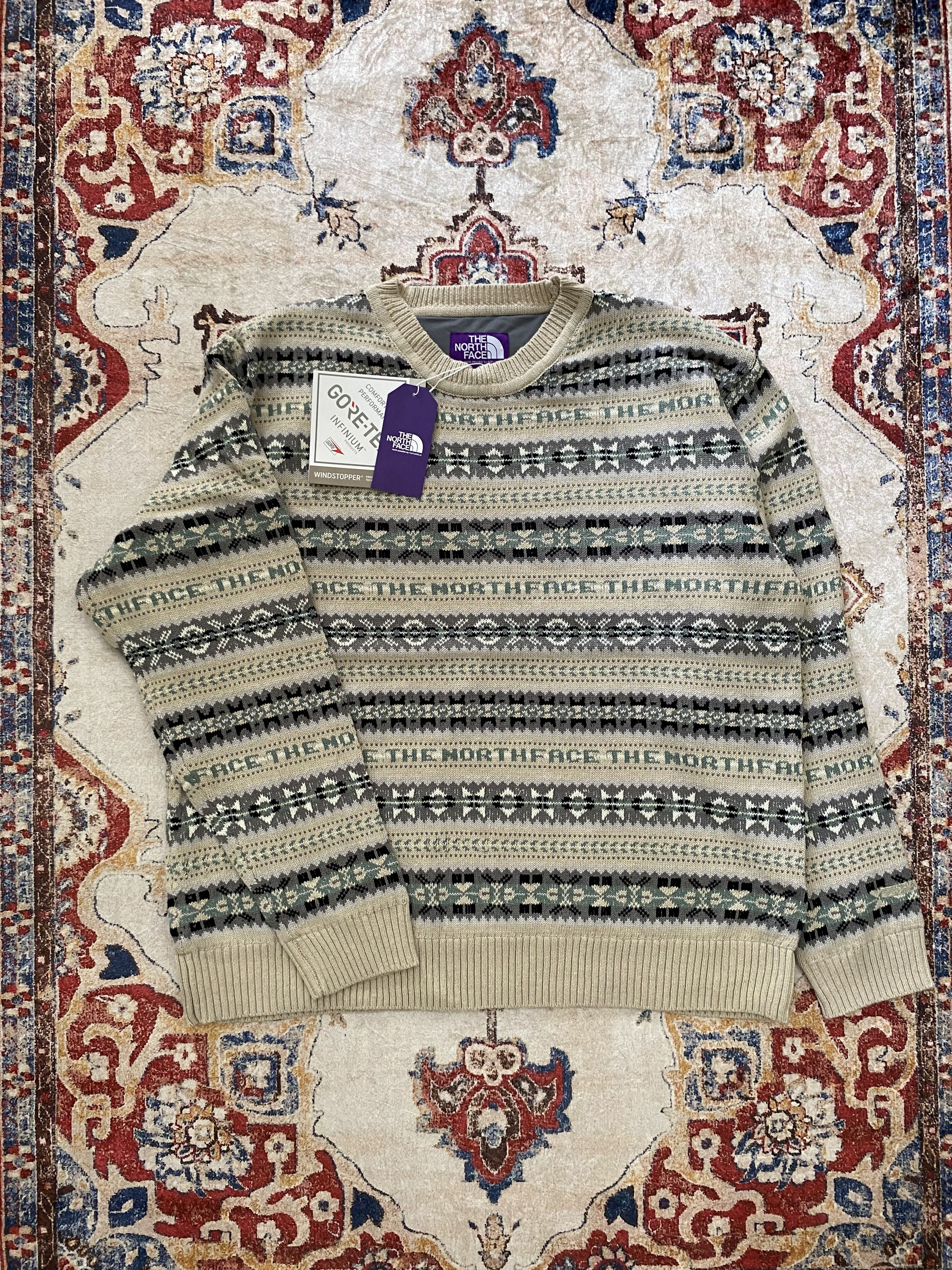 Nanamica × The North Face Purple Label The North Face Nanamica GORE-TEX Infinium Fair Isle Sweater Size US L / EU 52-54 / 3 - 1 Thumbnail